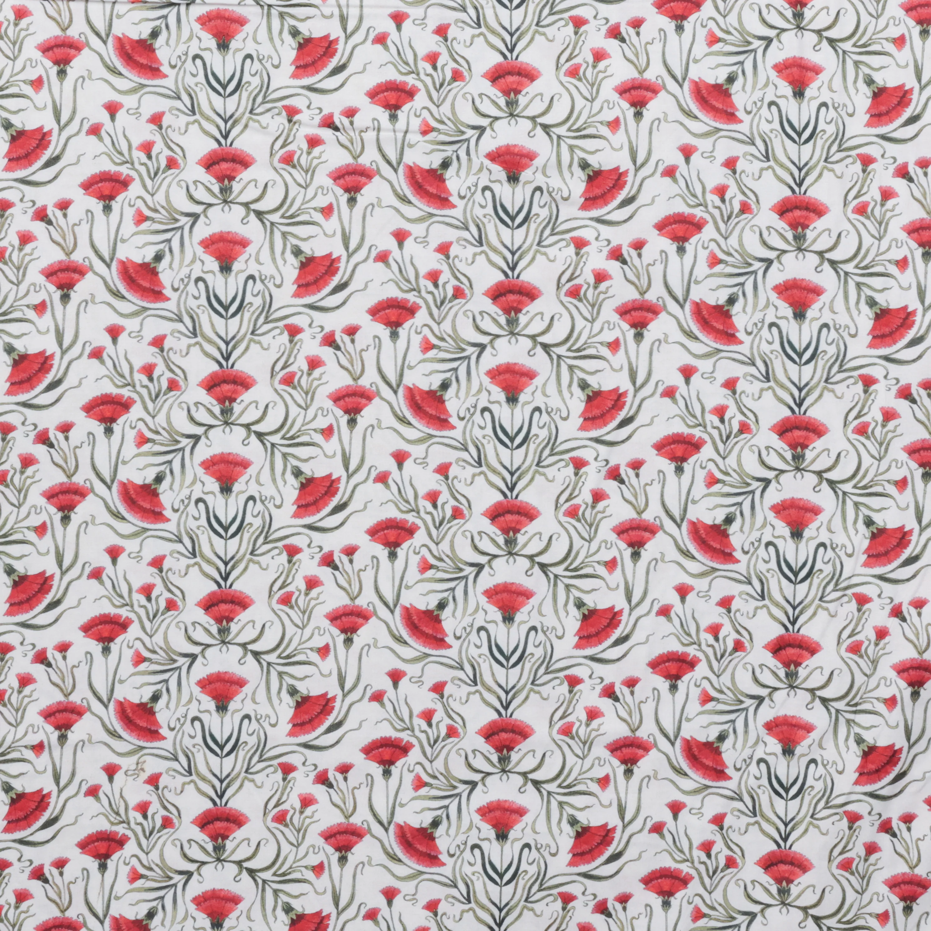 Maria Matos - Cotton - Nocturnal Creatures - Carnation - White - Image 2