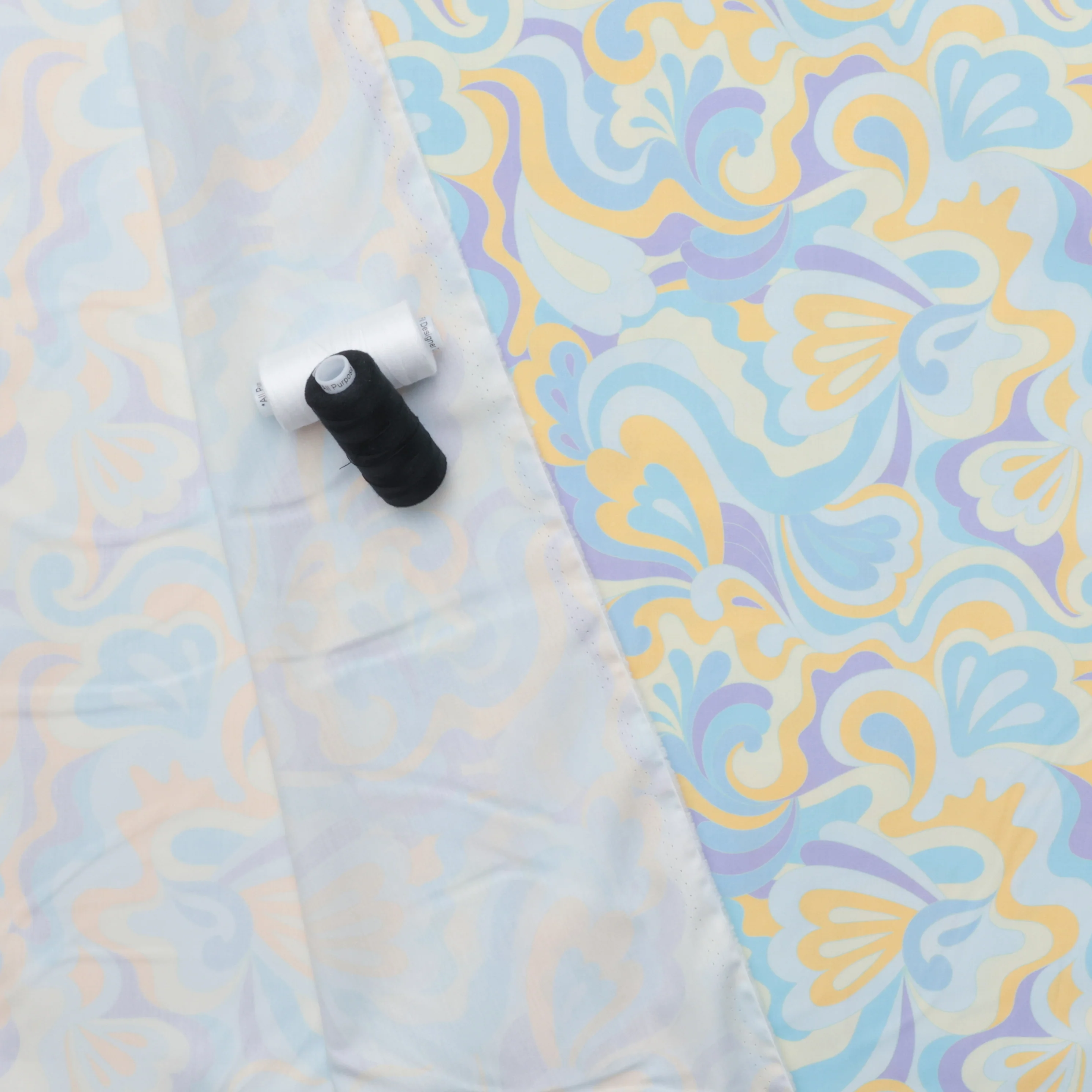 Cotton - Poplin - Digital Print - Groovy Swirls - Assorted - Image 2