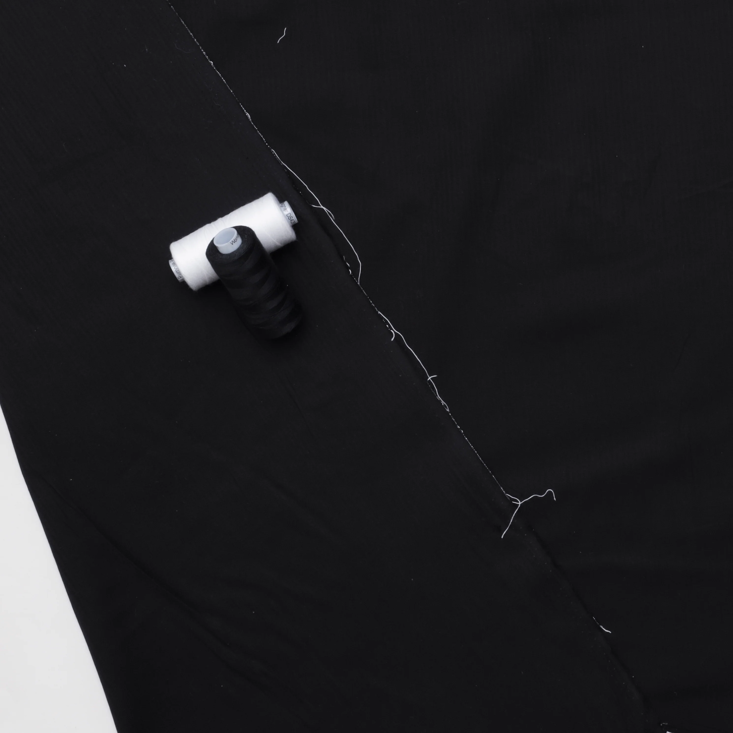 Cotton - Poplin - Mini Stripe - Black - Image 3