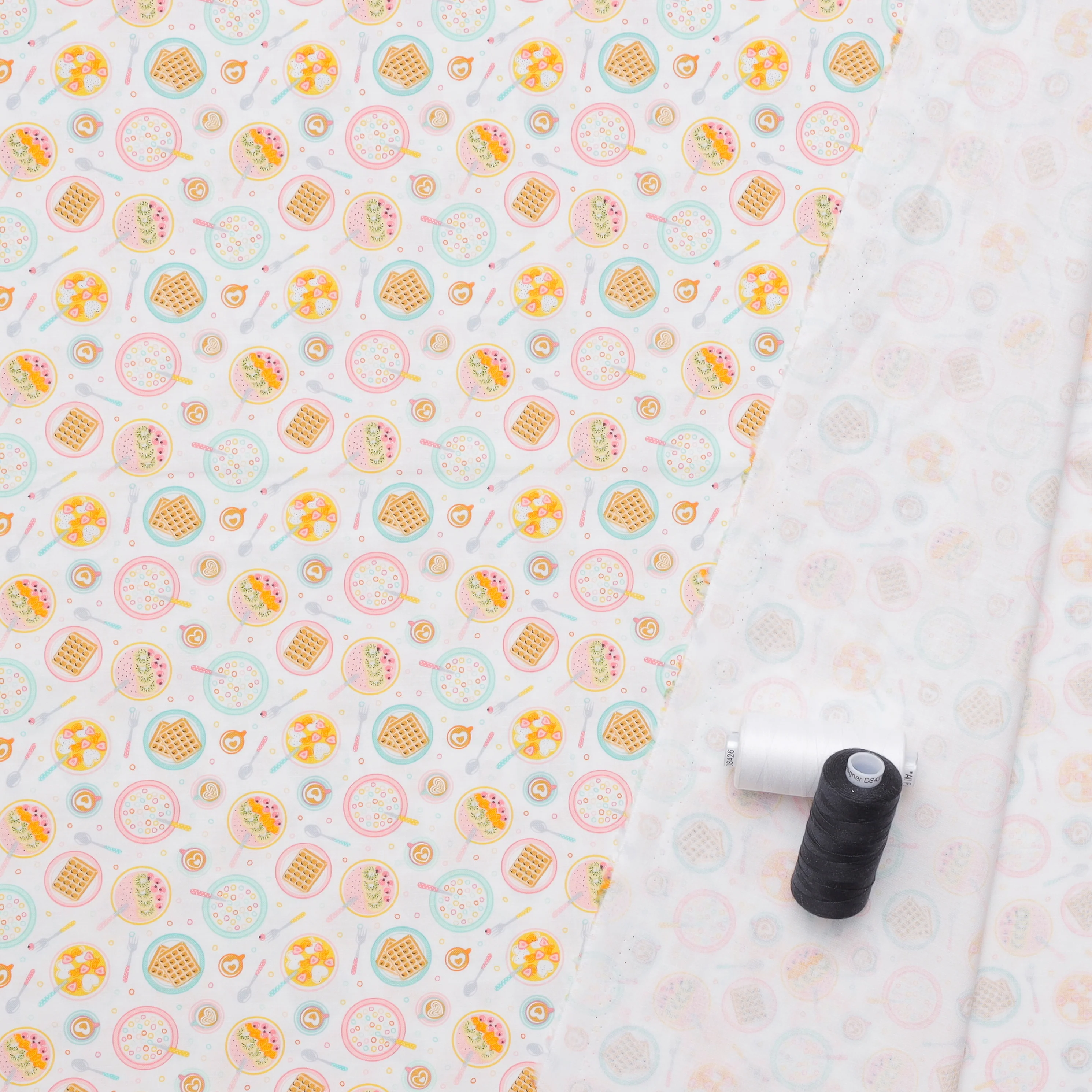 Cotton - Rise and Shine - Breakfast - White - Image 3