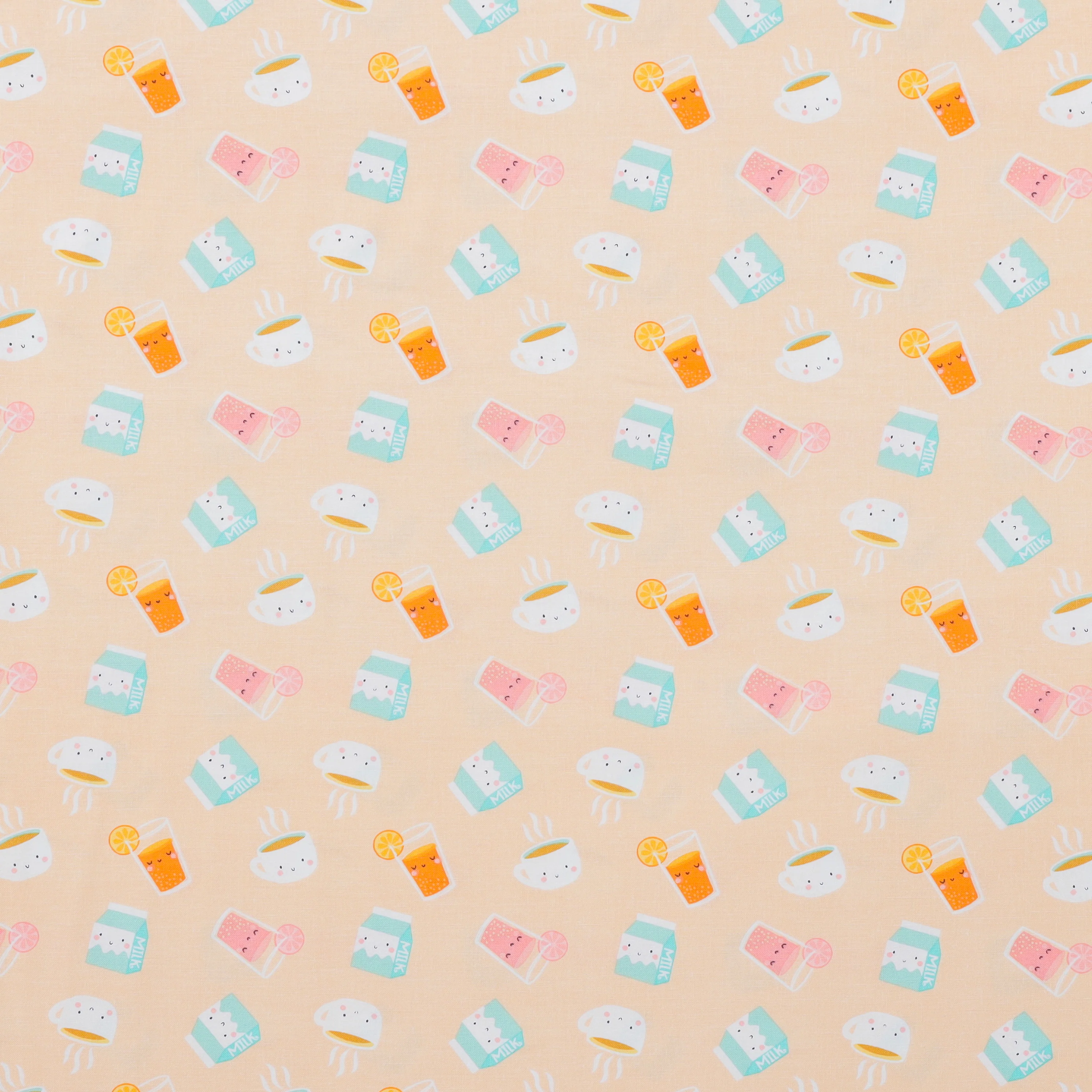 Cotton - Rise and Shine - Raise Your Glass - Peach - Image 2