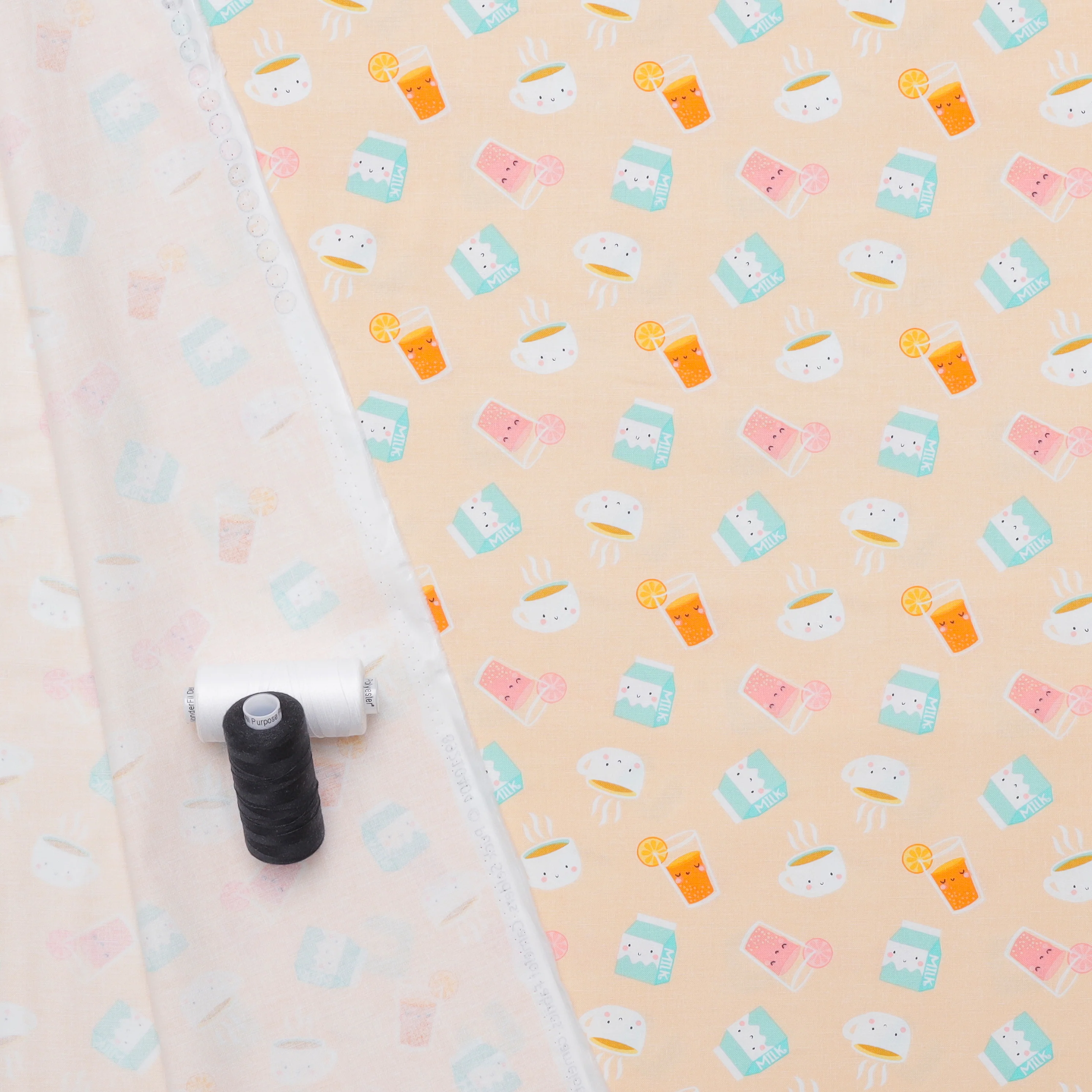 Cotton - Rise and Shine - Raise Your Glass - Peach - Image 3