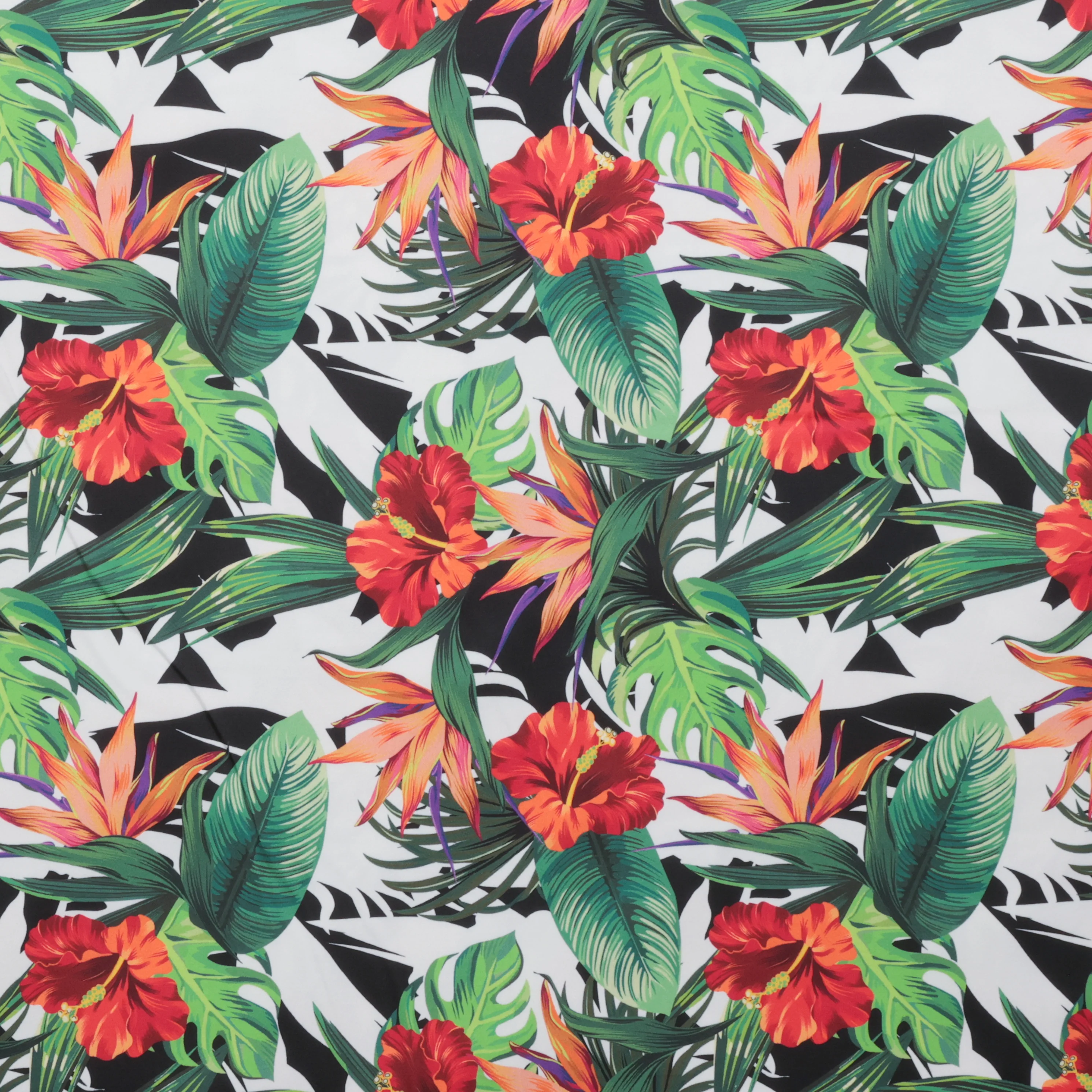 Cotton - Sateen - Digital Print - Green Orange - Image 2