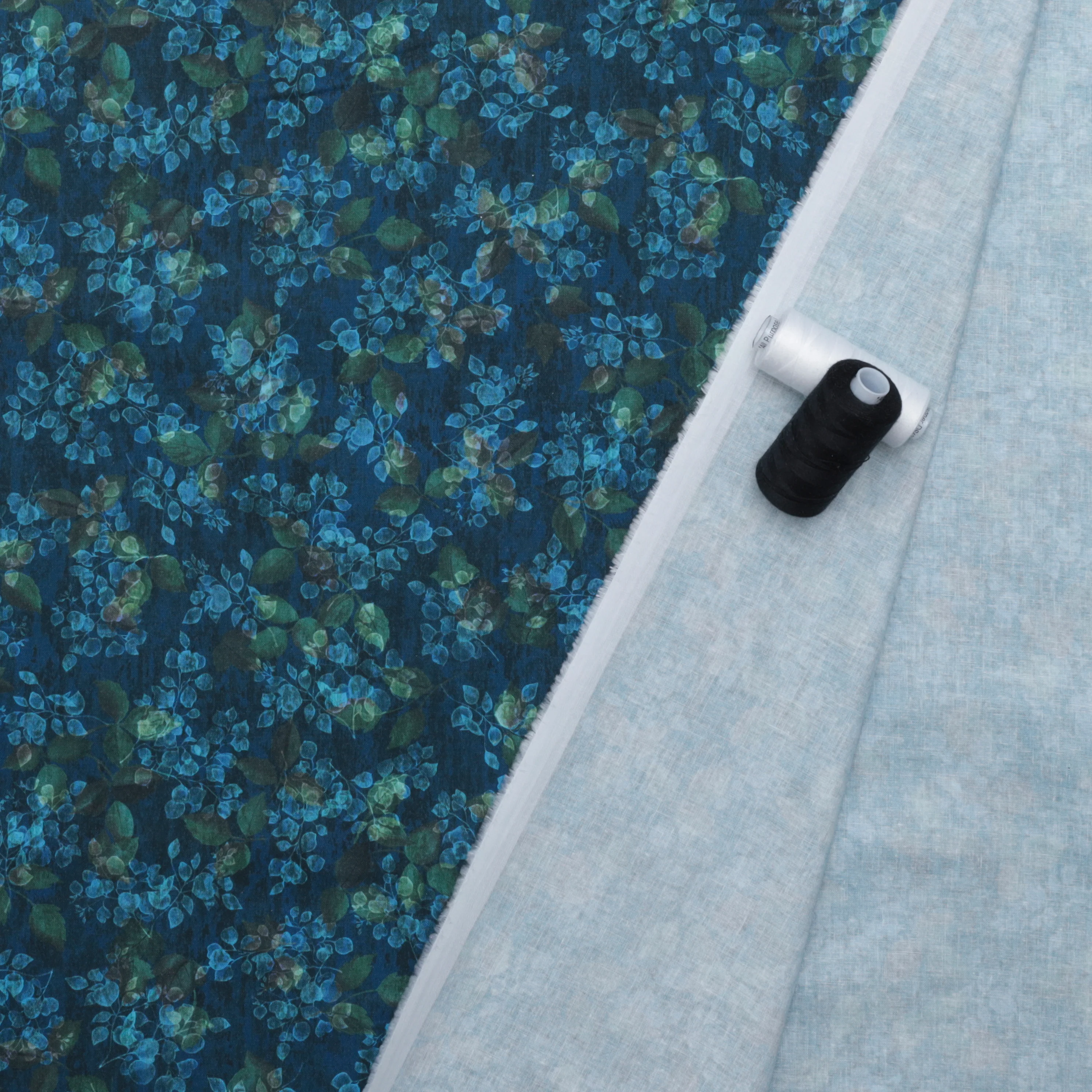 Cotton - Sienna - Navy - Image 3