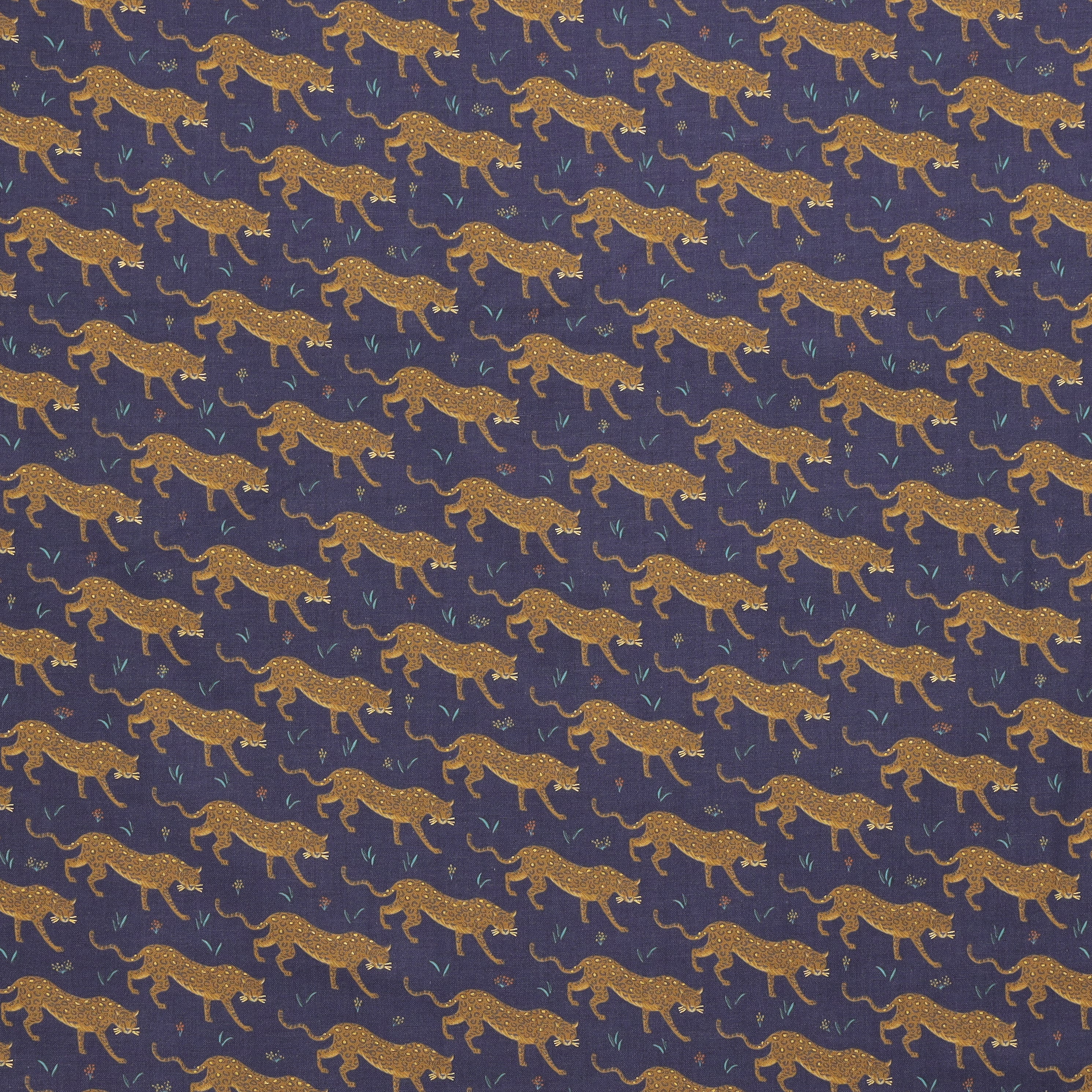 Rifle Paper Co. - Cotton - Camont - Jaguar - Navy - Image 2