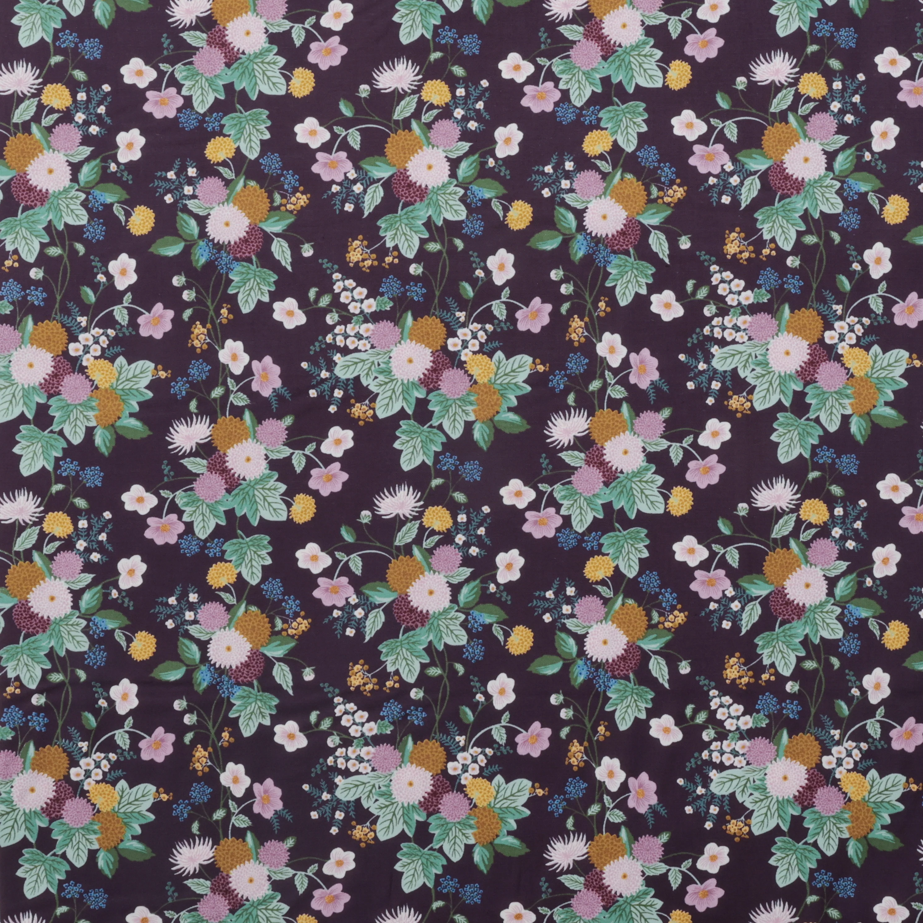 Rifle Paper Co. - Cotton - Dahlia - Aubergine - Image 2