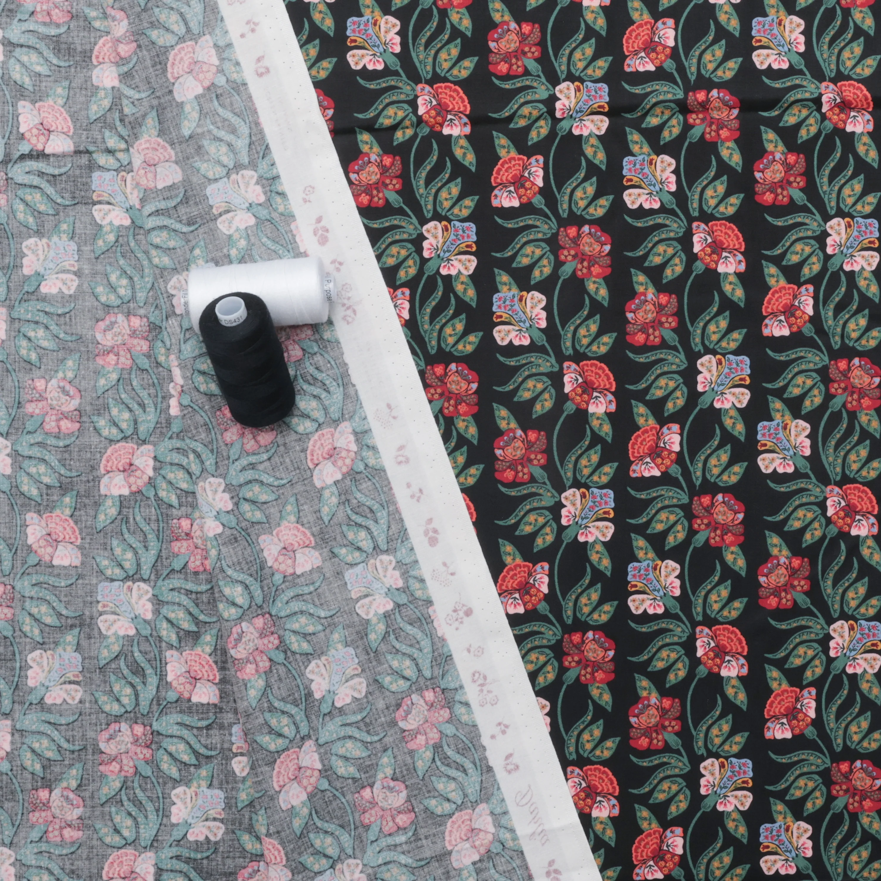 Rifle Paper Co. - Cotton - Dahlia - Posy - Black - Image 3