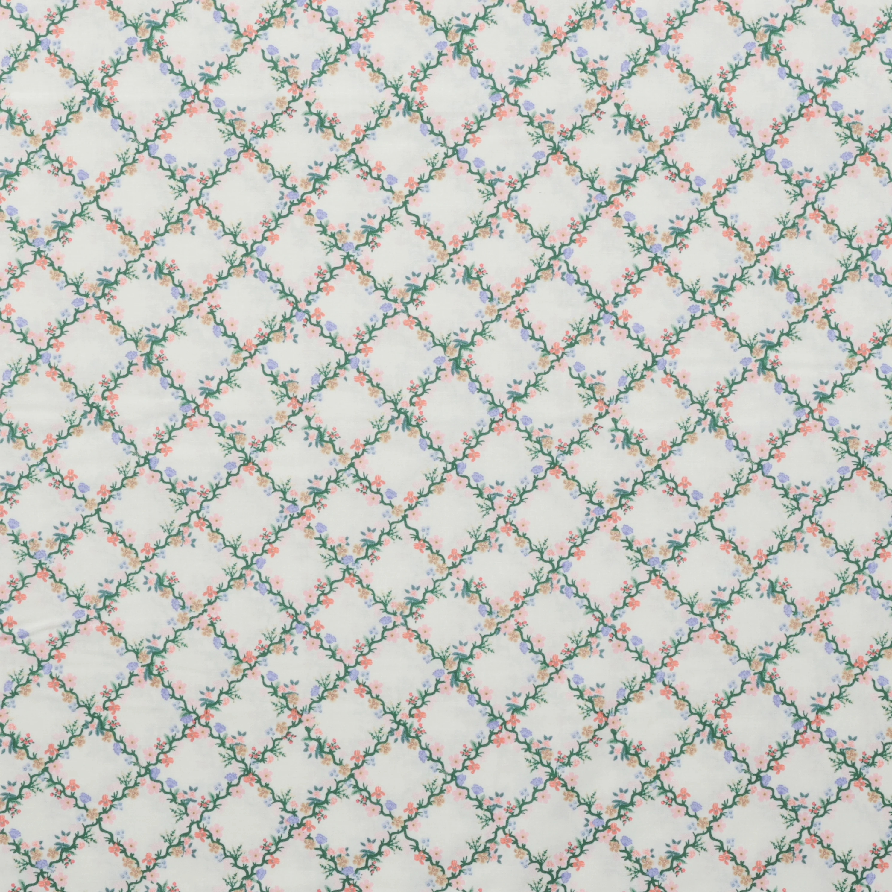 Rifle Paper Co - Cotton - Easter II - Floral Trellis - Cream - Image 2
