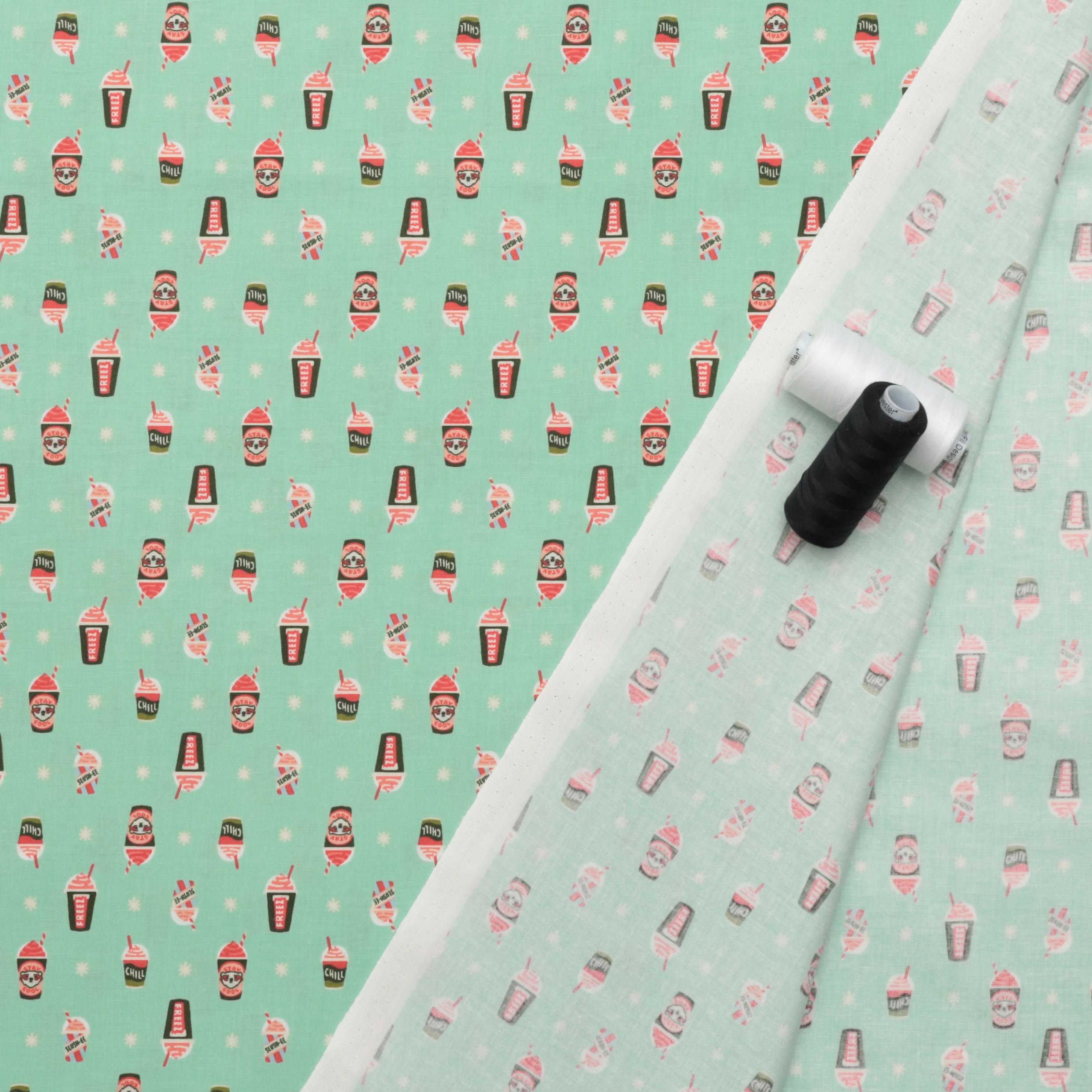 Cotton + Steel - Cotton - Mini Market - Feel The Teal - Image 3