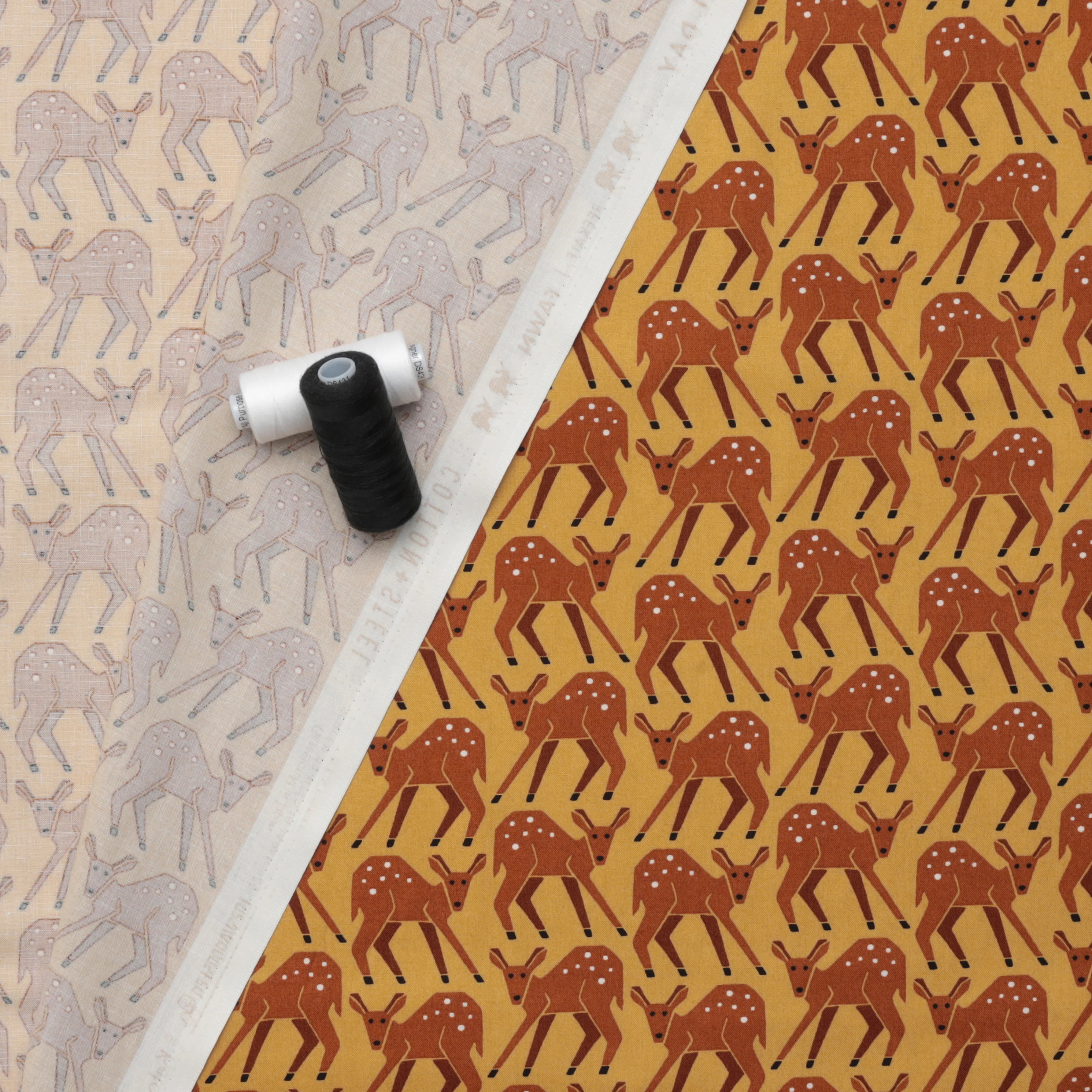 Cotton + Steel - Cotton - On A Fall Day - Blonde - Image 3