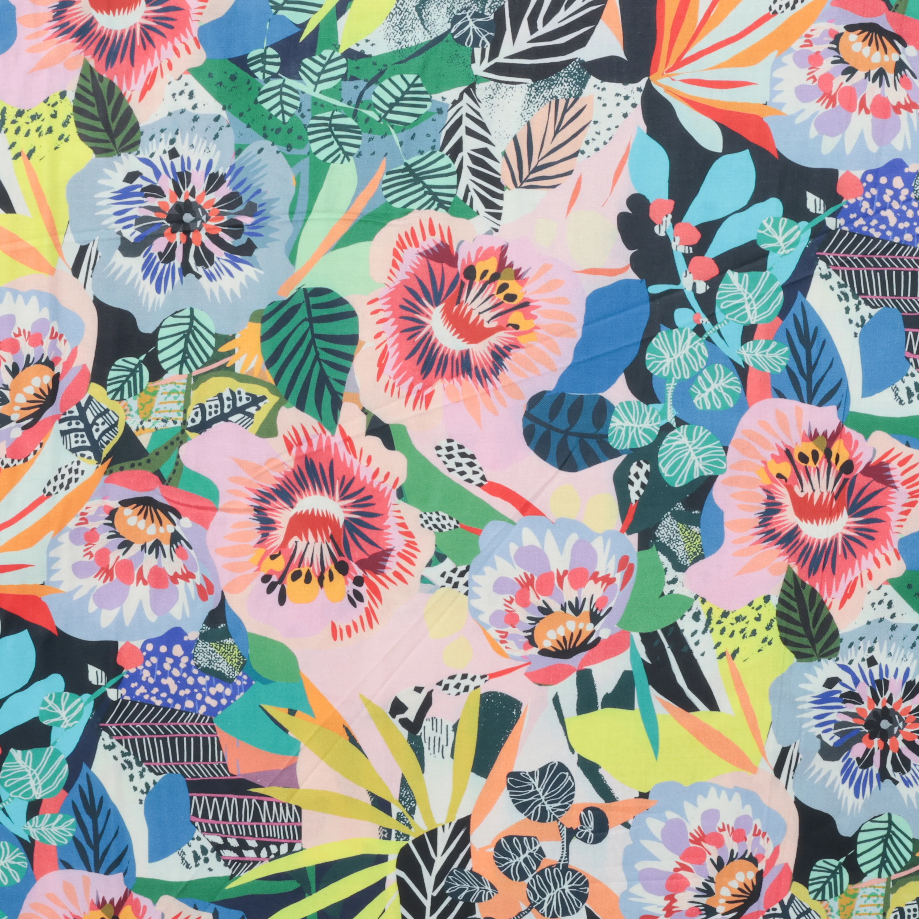 Kitty McCall - Cotton - Vibrant Botanica - Summer Garden - Multi - Image 2