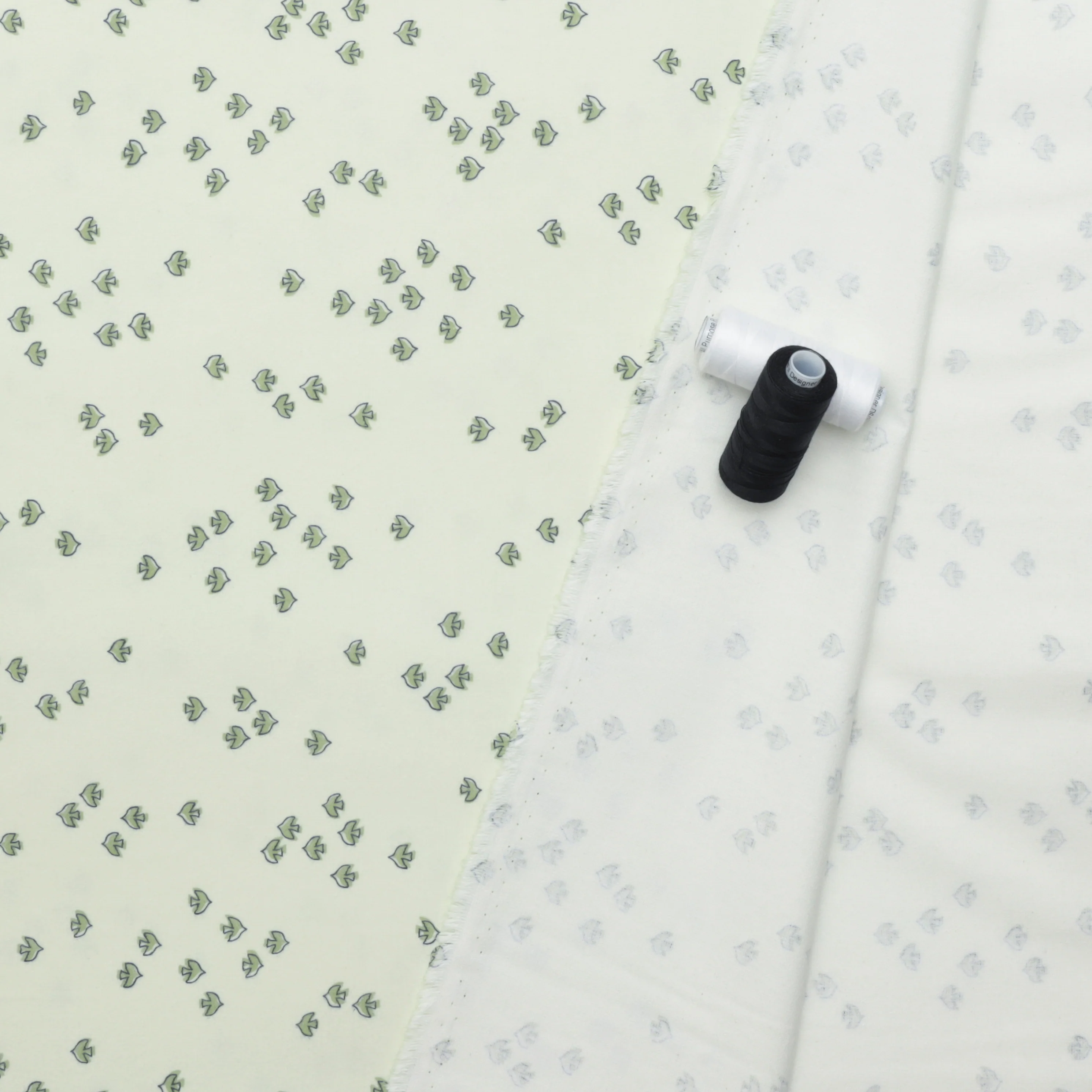 Cozy Cotton - Flannel - Over The Moon - Pistachio - Image 3
