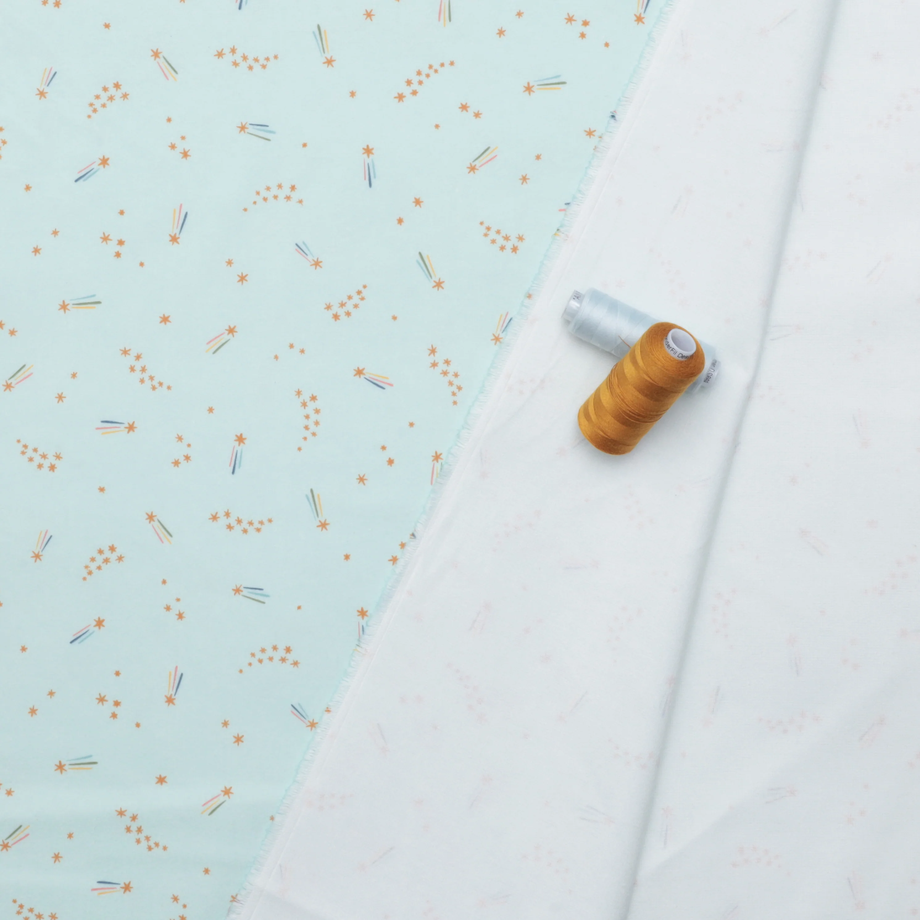 Cozy Cotton - Flannel - Over The Moon - Sea Mist - Image 3