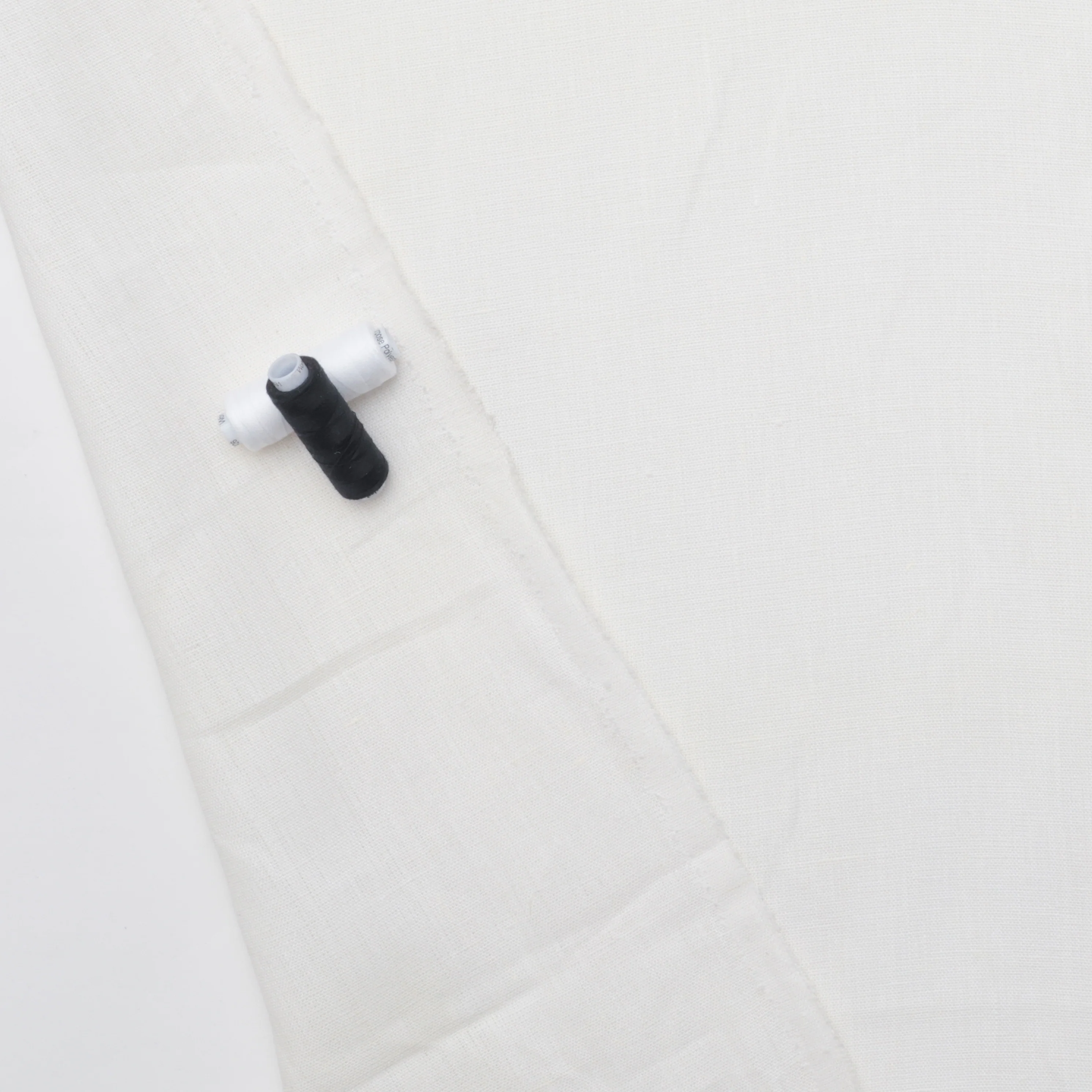 Hemp Blend - Deadstock Woven - White - Image 3