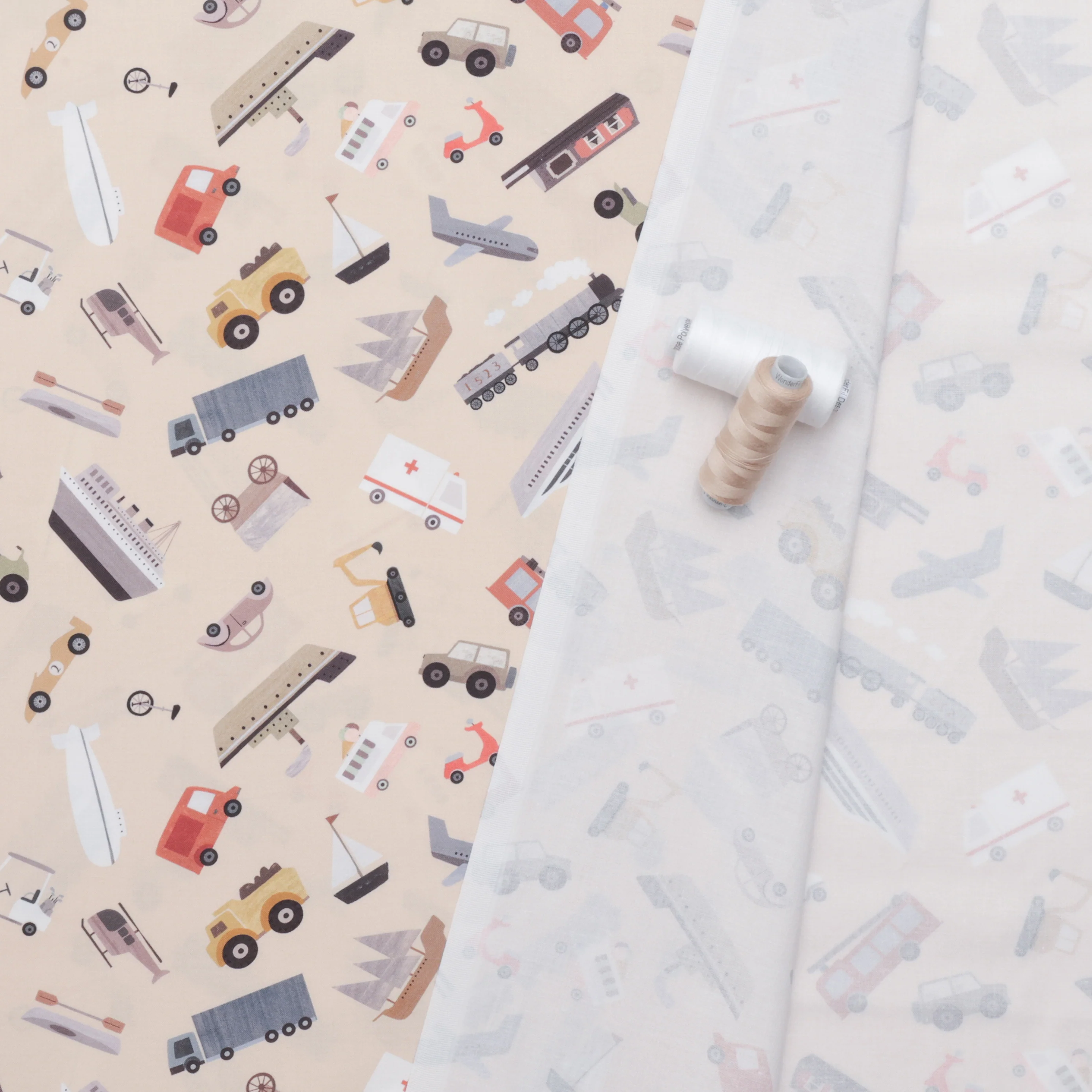 Dear Stella - Cotton - Are We There Yet - Planes, Trains & Automobiles - Praline - Image 3