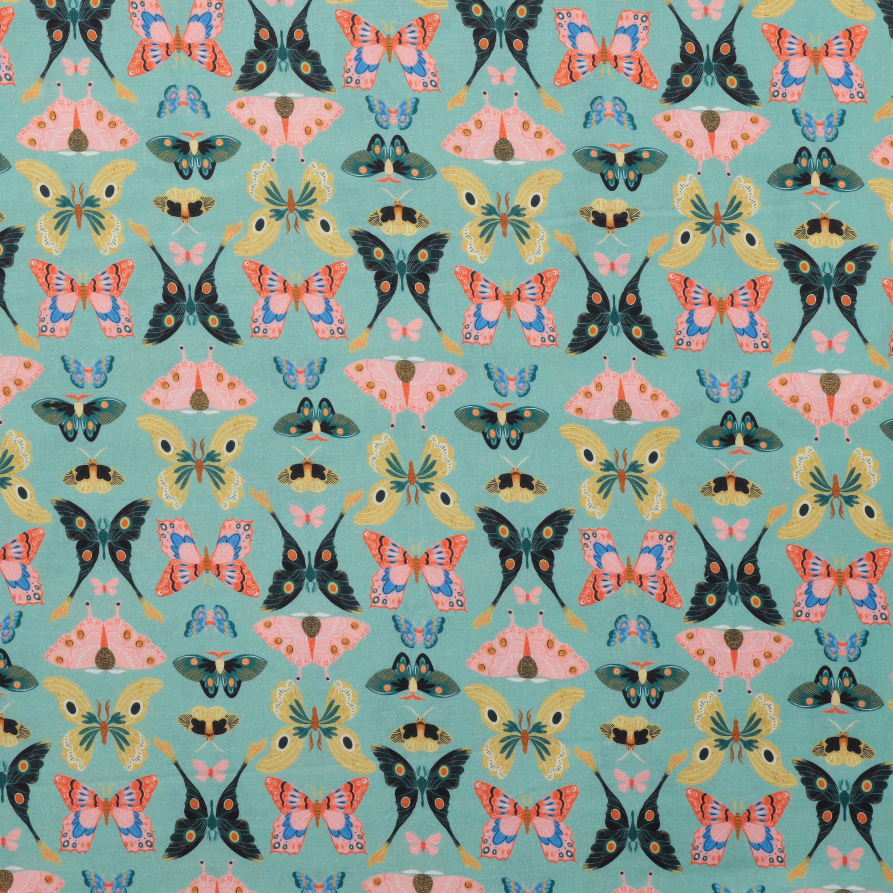 Dear Stella - Cotton - Flora & Fauna - Butterflies - Pasture - Image 2