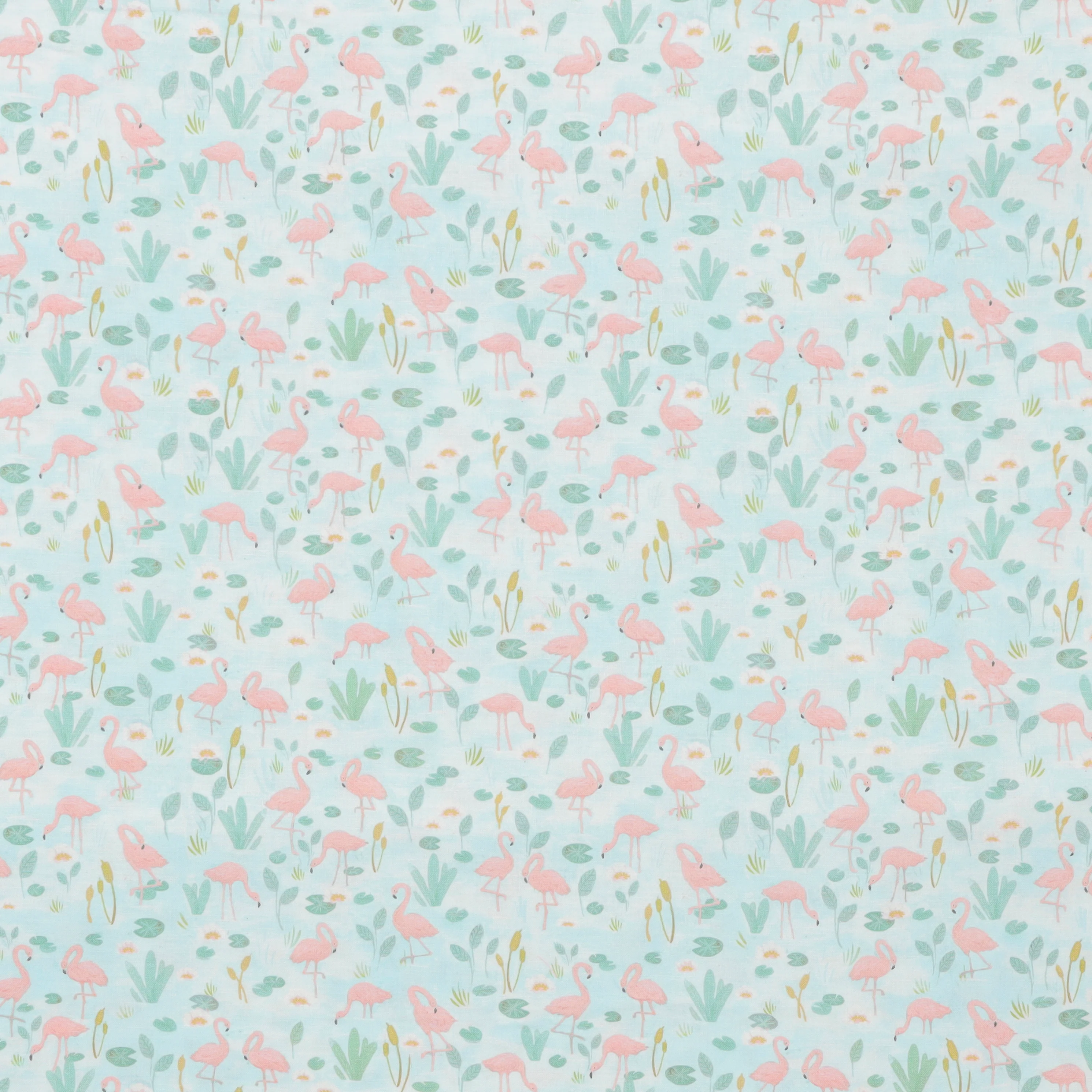 Dear Stella - Cotton - Lets Get Wild - Flamingo Pond - Image 2