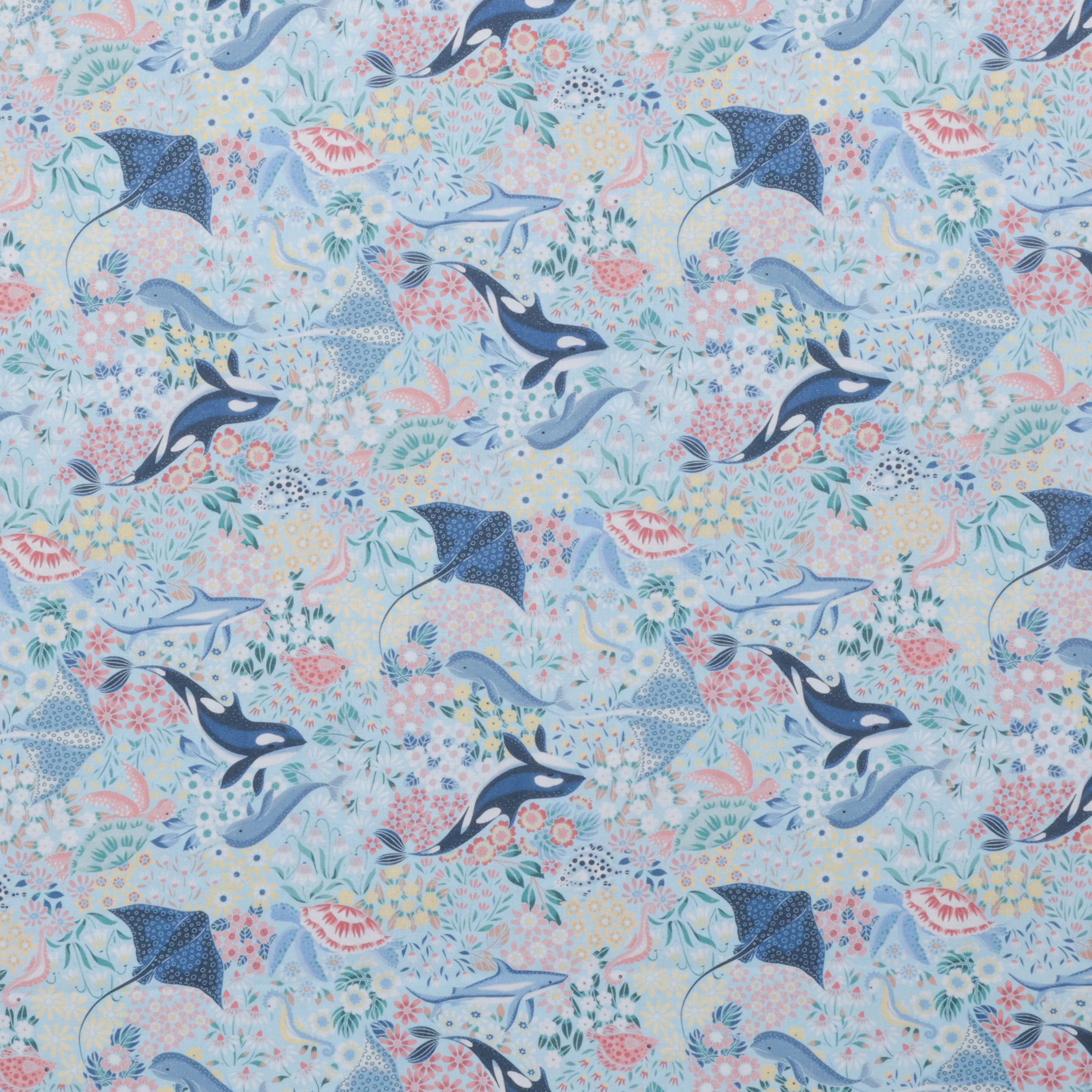 Dear Stella - Wideback Cotton - Vitamin Sea - Pool - Image 2