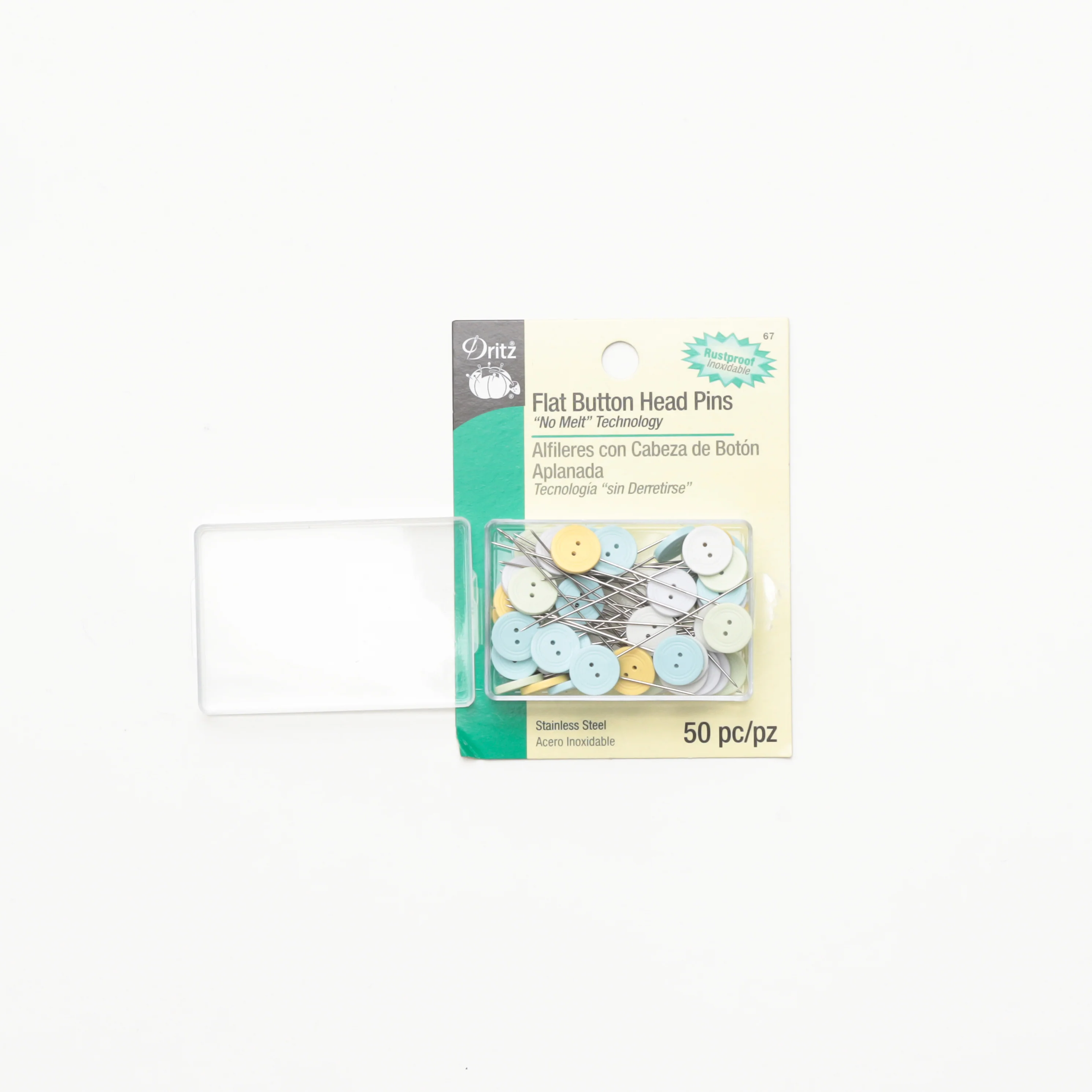 Dritz - Button Flat Head Pins - 50 pc - Image 2
