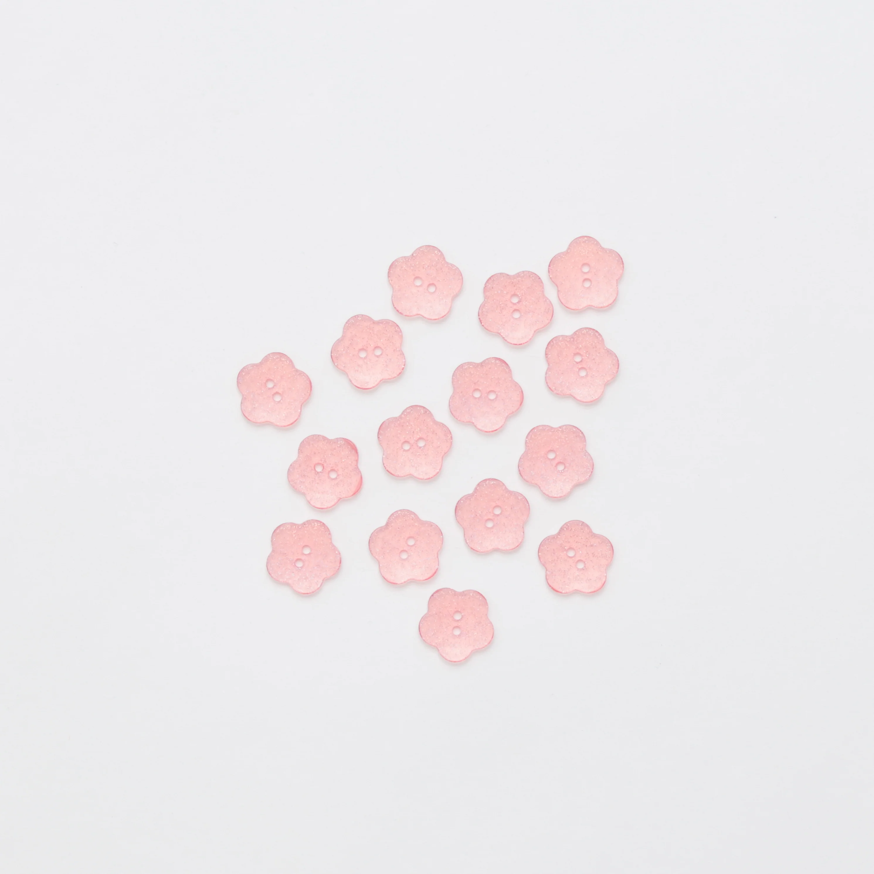 ELAN - 2 Hole Button - 20mm - Sparkle Flower - Assorted - Image 4