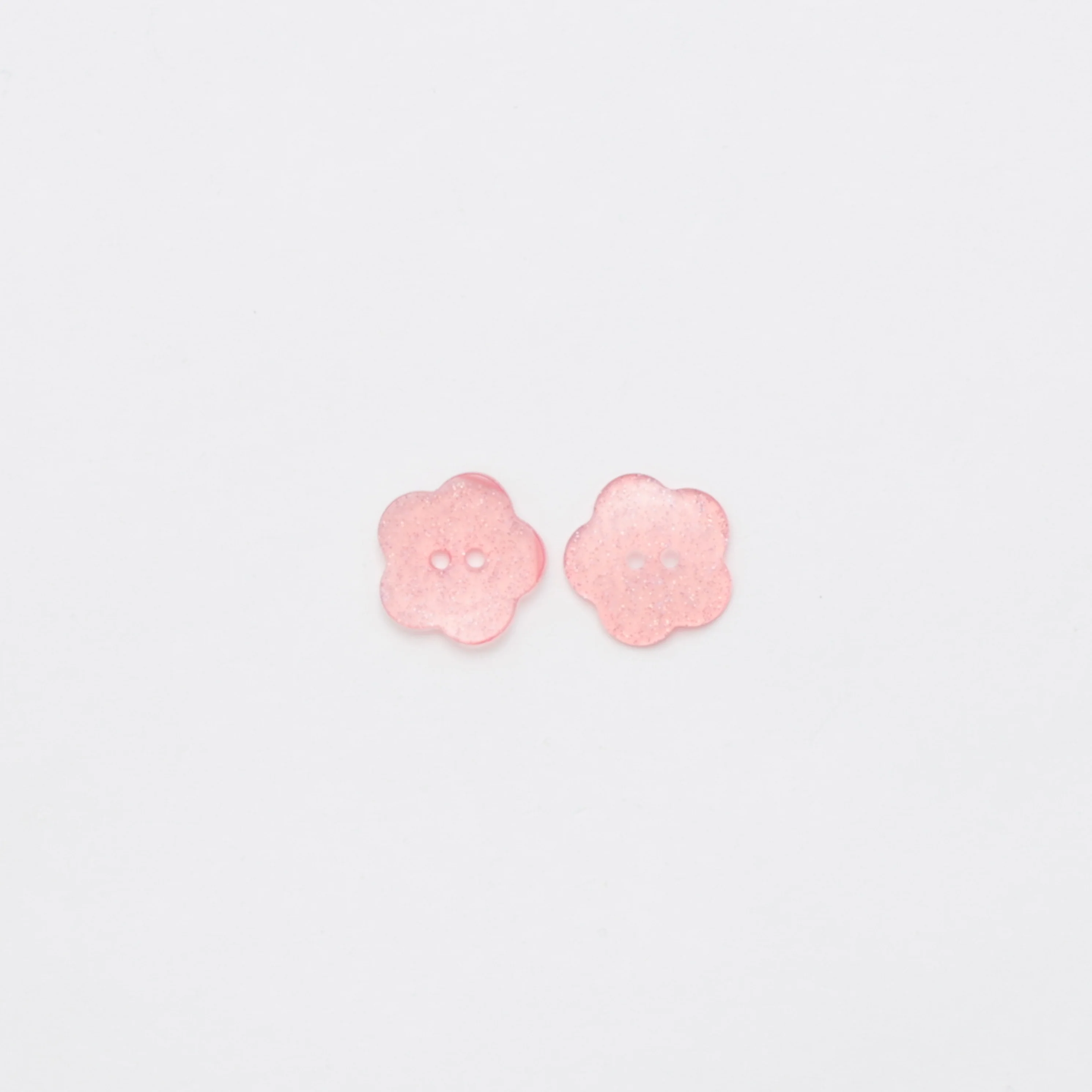 ELAN - 2 Hole Button - 20mm - Sparkle Flower - Assorted - Image 5