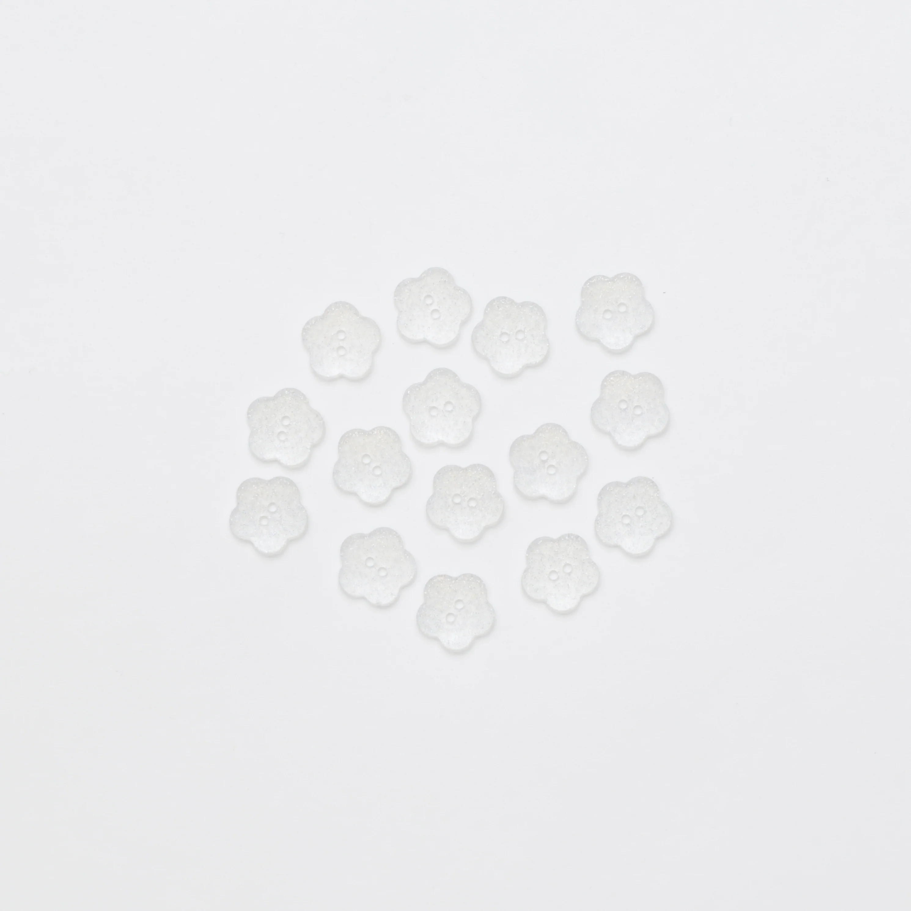 ELAN - 2 Hole Button - 20mm - Sparkle Flower - Assorted - Image 6