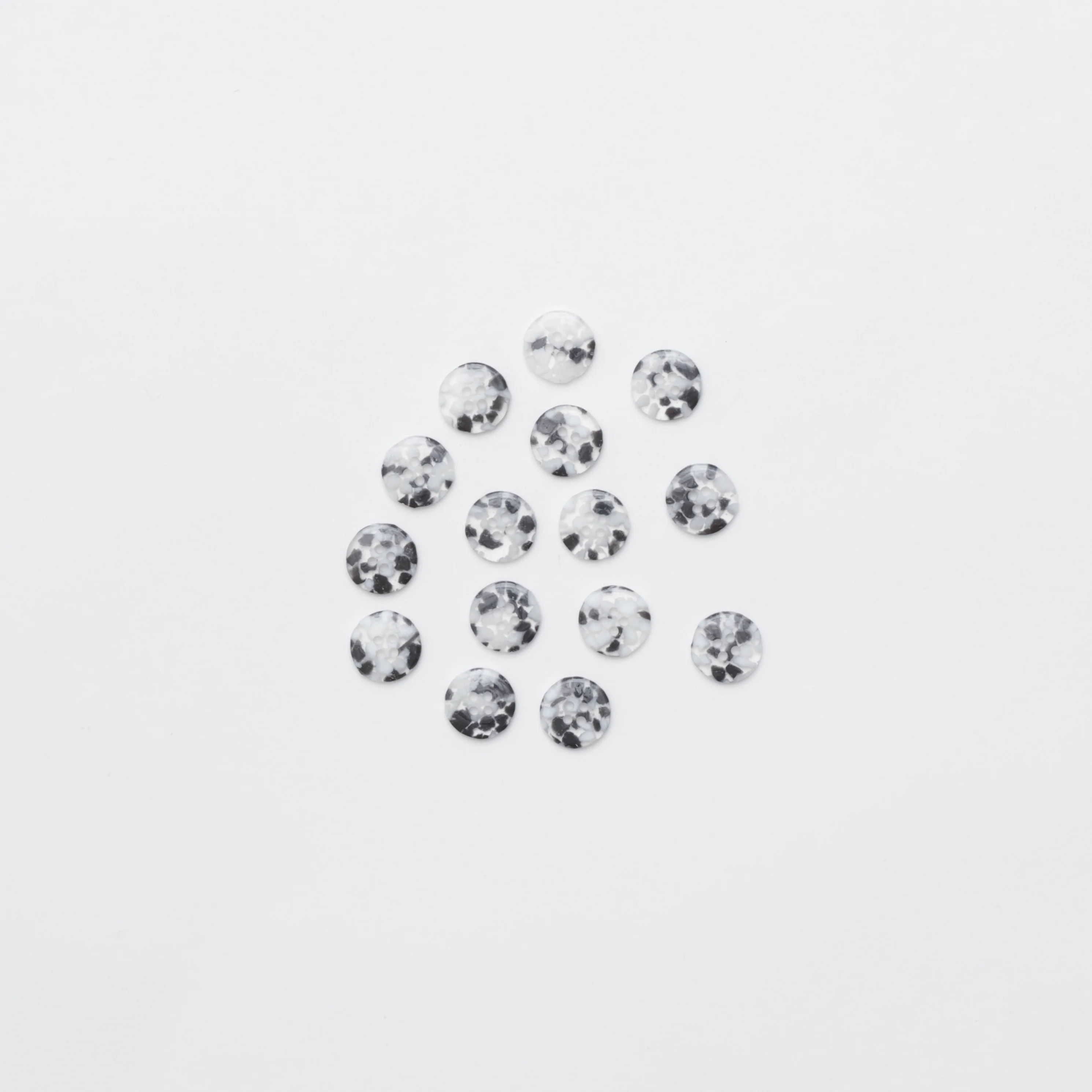 ELAN - 4 Hole Button - 15mm - Speckle - Assorted - Image 6