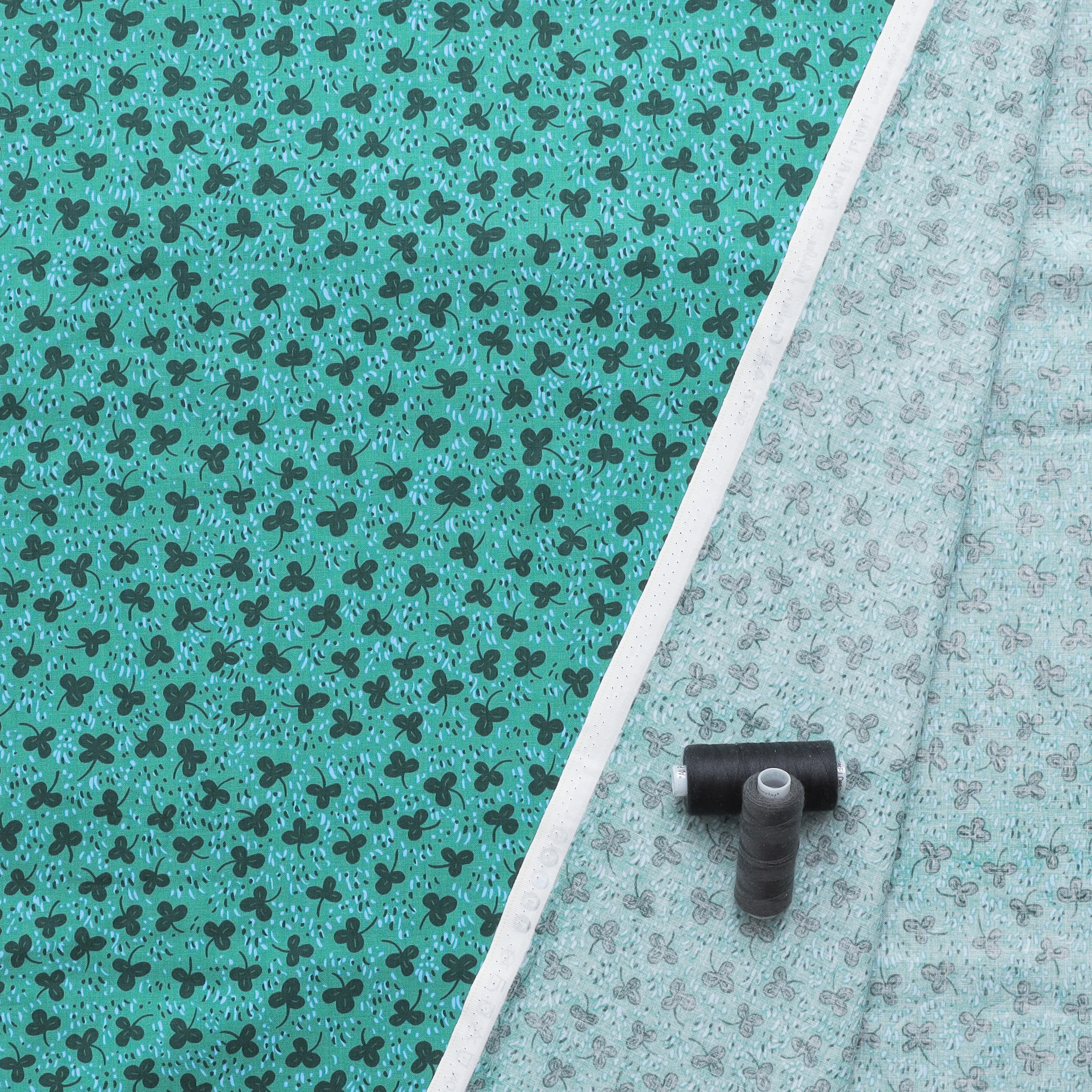 Figo - Cotton - Garden Jubilee - Clover - Green - Image 3