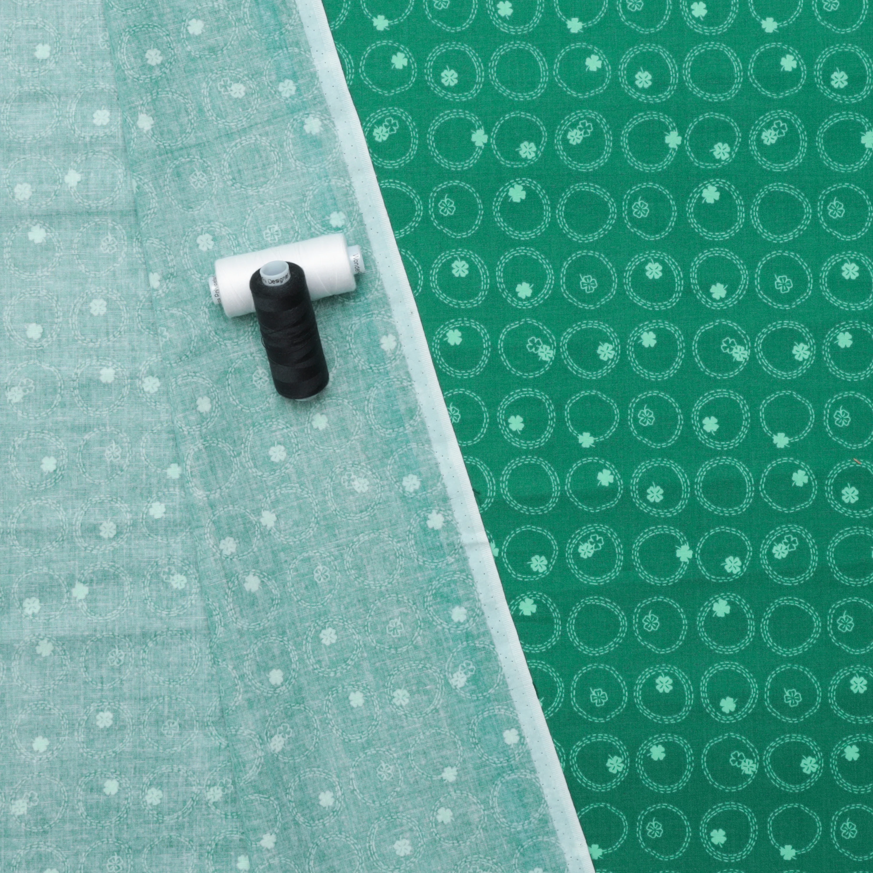 Figo - Cotton - Lucky Charm Basics - Green - Image 3