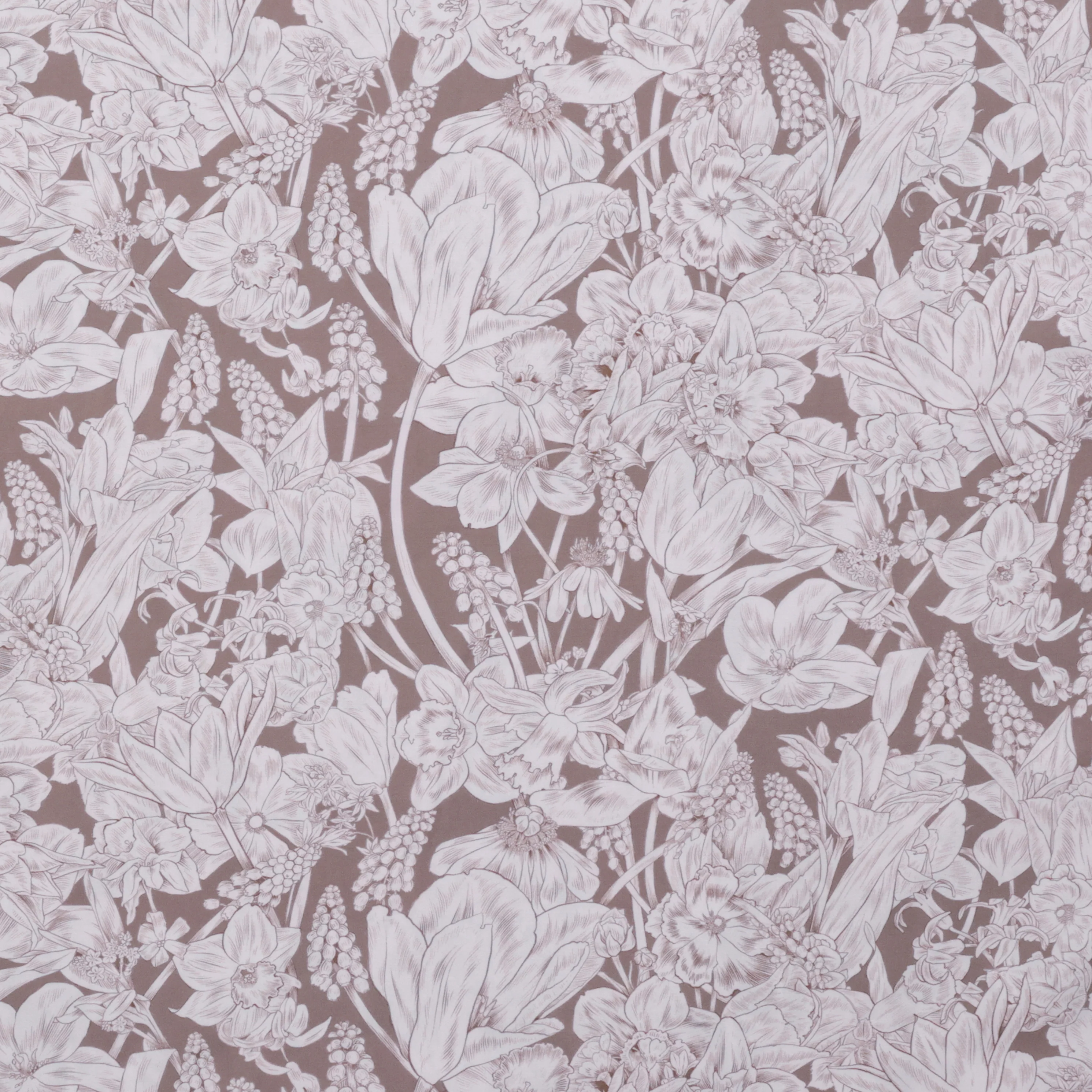 Figo - Rayon - Rosa - Garden - Taupe - Image 2