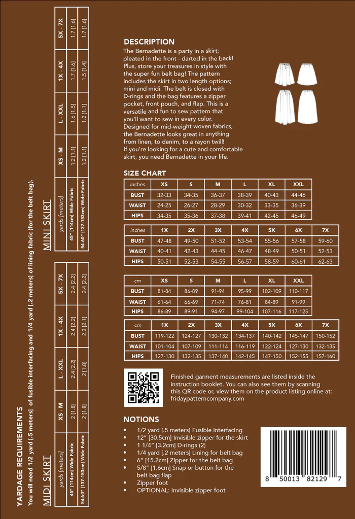 Friday Pattern Company - Bernadette Skirt - Image 10