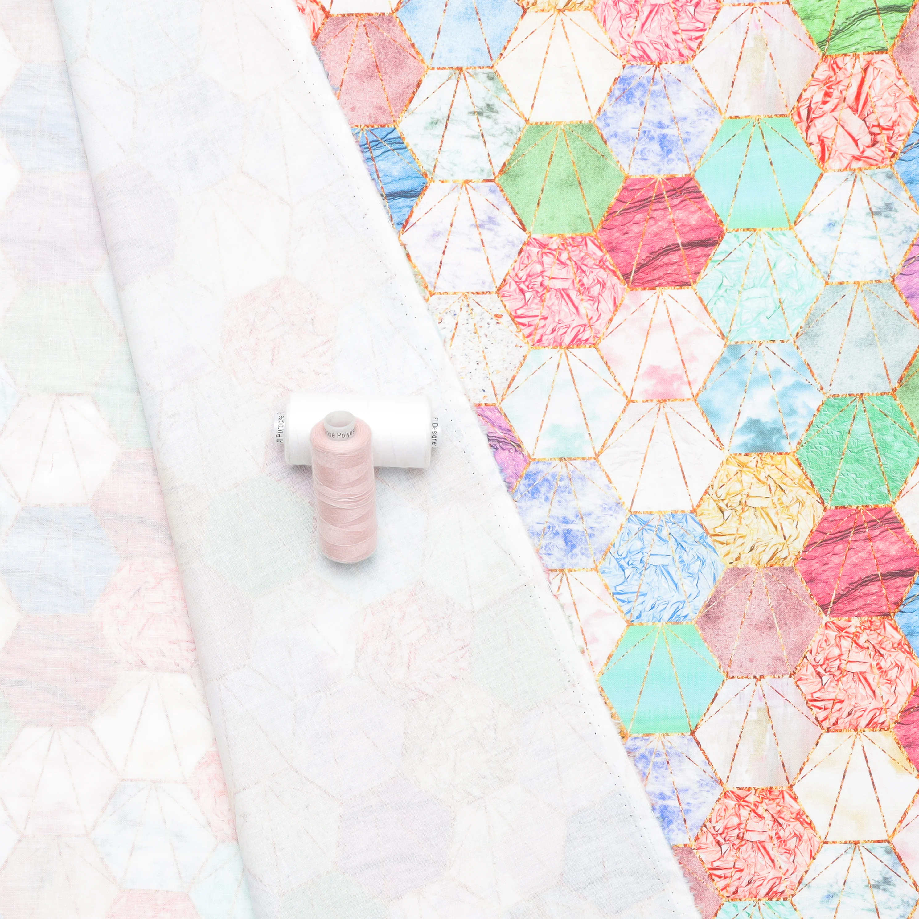 Hoffman - Cotton - Backsplash - Opal - Image 3