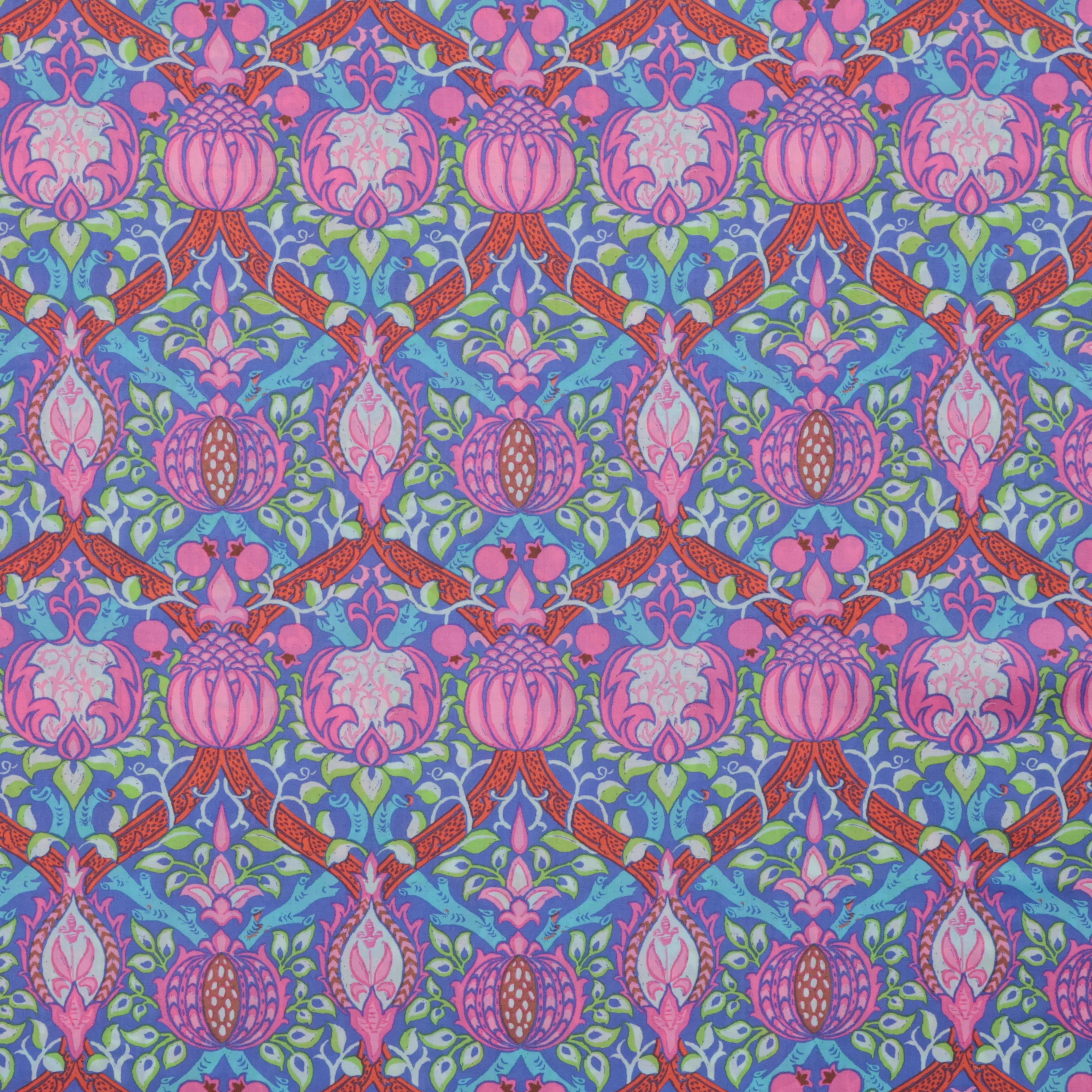 Kaffe x Morris & Co - Lawn - Granada - Purple - Image 2