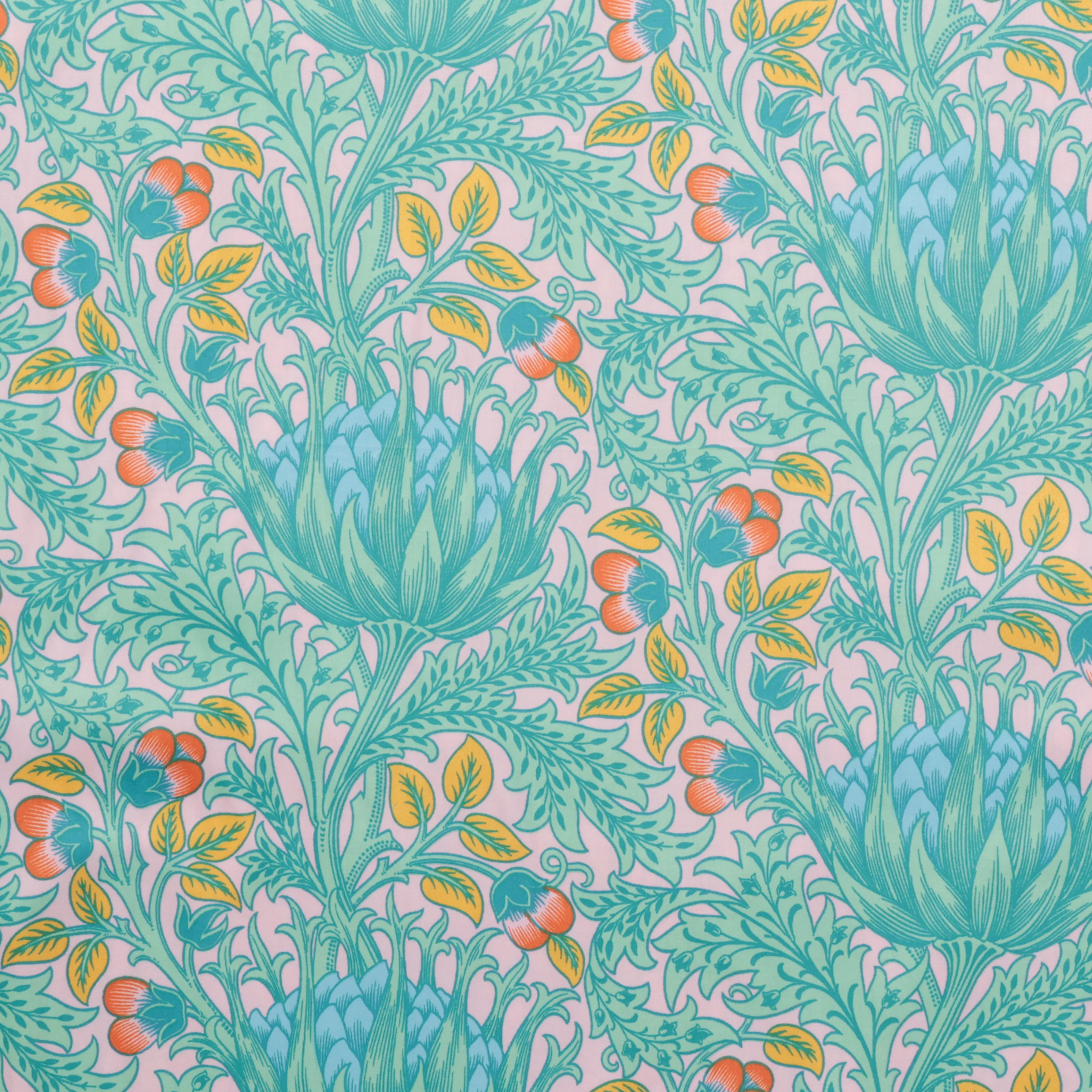 Kaffe x Morris & Co - Wide Back Cotton - Artichoke - Lavender - Image 2
