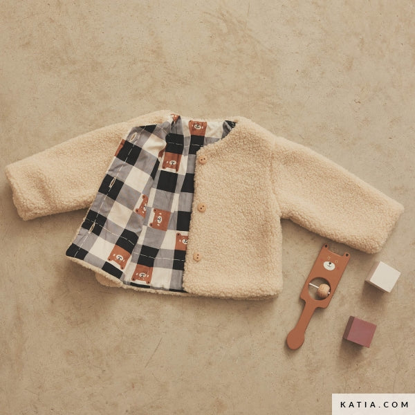 Katia - Cotton - Poplin - Country Vichy Bear - Image 4