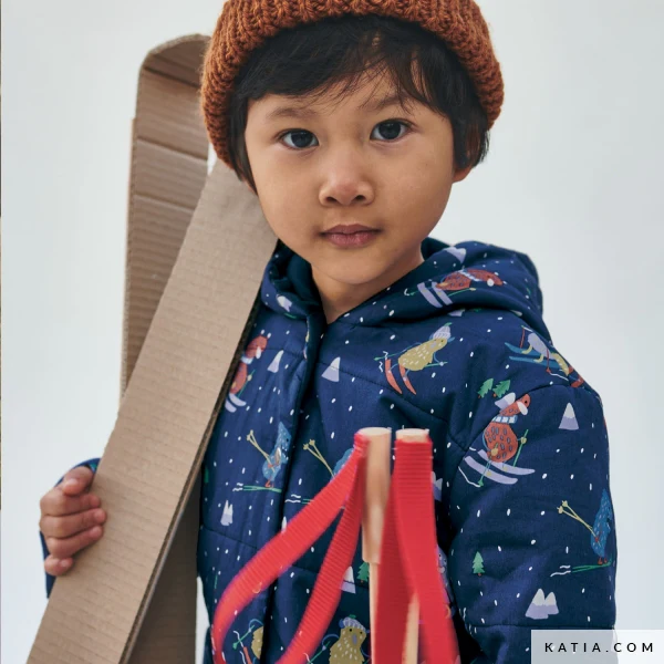 Katia - Cotton - Poplin - Monsters Skiing - Image 4