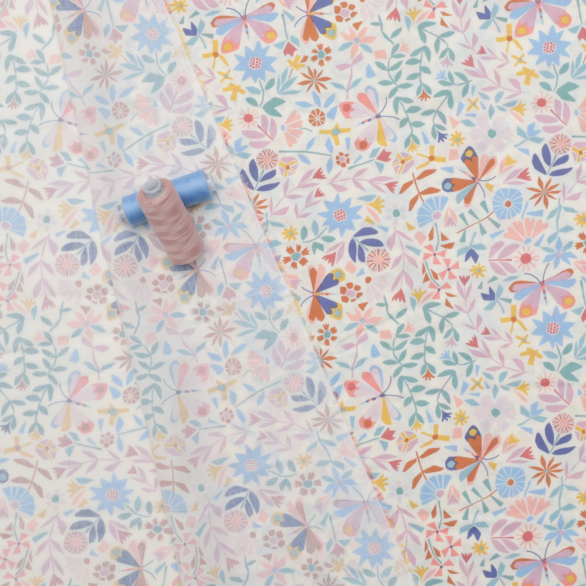 Katia - Cotton - Poplin - Mosaic Butterflies - Image 3