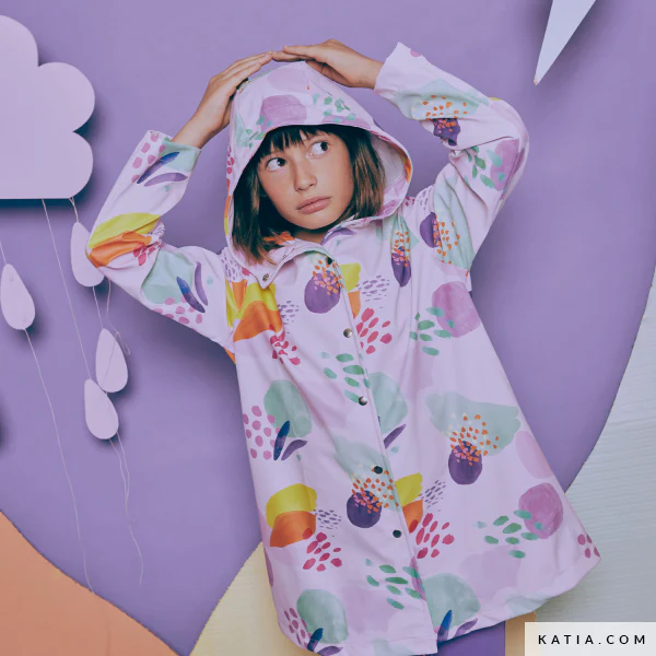 Katia - Poly Blend - Waterproof Raincoat - Oceania Dreams - Image 4