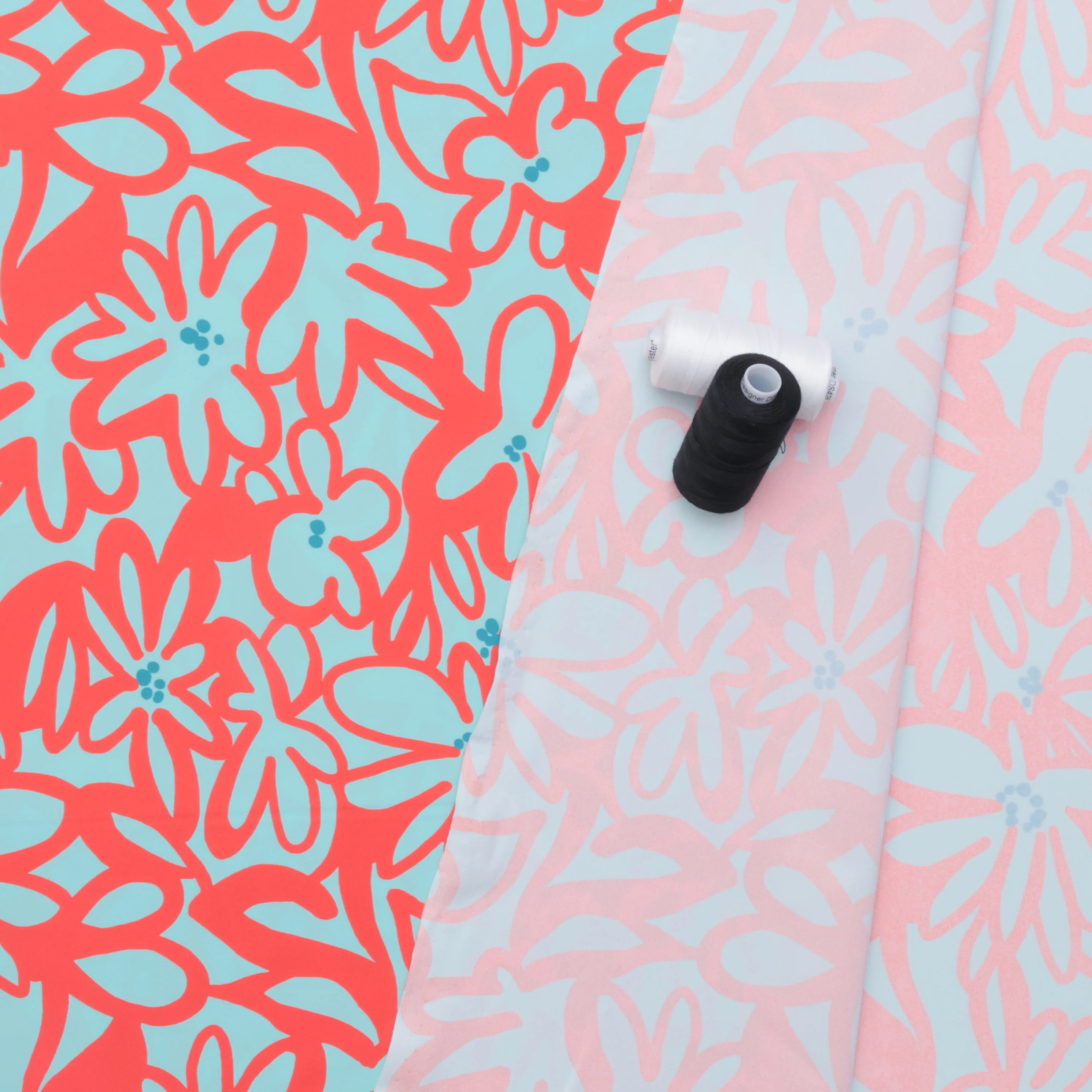 Katia - Polyamide - Swim Print - Tiare Turquoise - Image 3