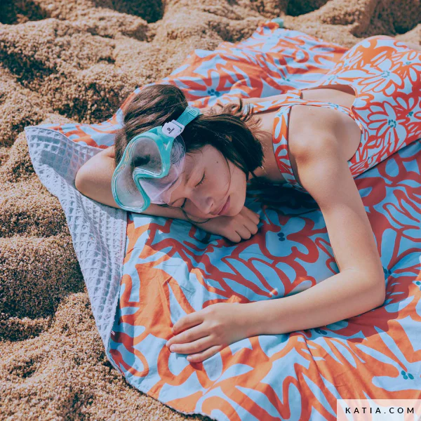 Katia - Polyamide - Swim Print - Tiare Turquoise - Image 5