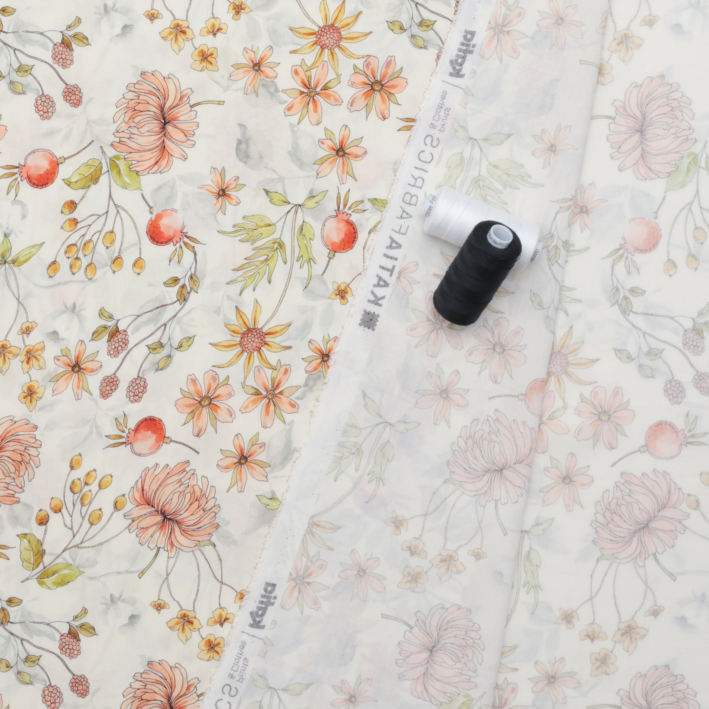 Katia - Viscose - Challis Print - Always Romantic - Image 3