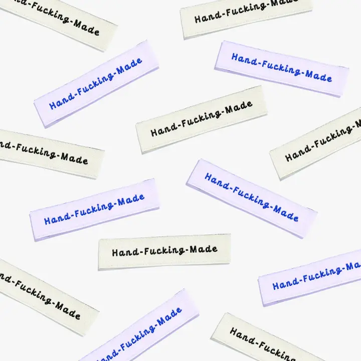 Kylie and the Machine - Sewing Label - Hand F*ing Made - Image 3