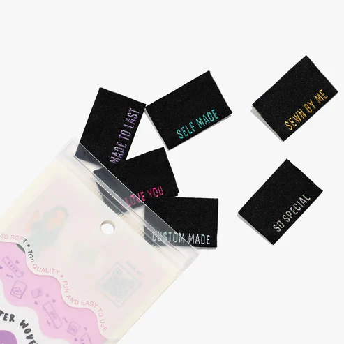 Kylie and the Machine - Sewing Label - Metallic Side Seam - Black - Image 2