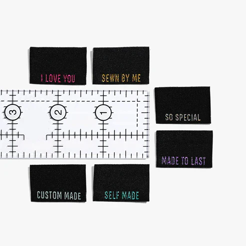 Kylie and the Machine - Sewing Label - Metallic Side Seam - Black - Image 4