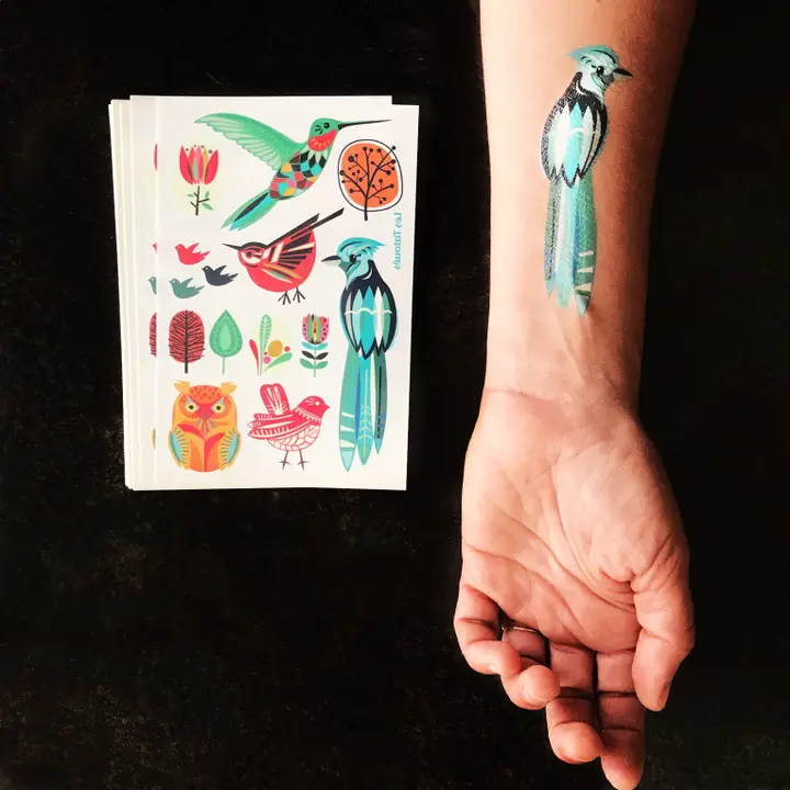 Les Tatoués - Temporary Tattoos - Birds - Image 5