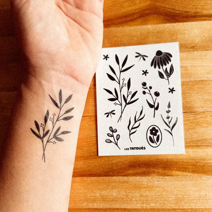 Les Tatoués - Temporary Tattoos - Mini flowers - Image 3