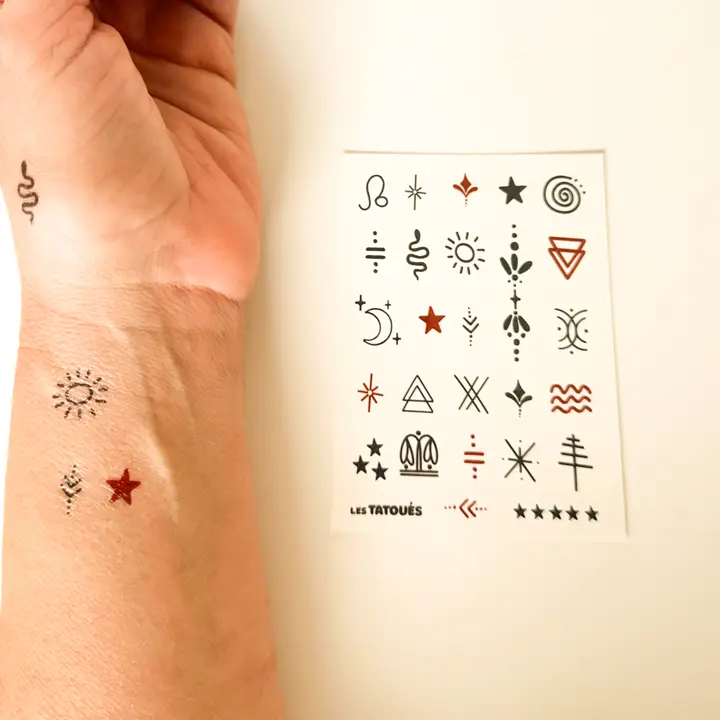 Les Tatoués - Temporary Tattoos - Mini symbols - Image 2