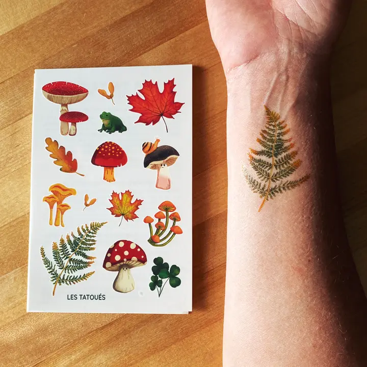 Les Tatoués - Temporary Tattoos - Mushrooms - Image 4