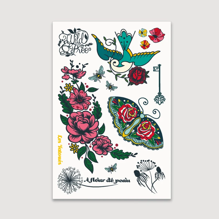 Les Tatoués - Temporary Tattoos - Wild and Free - Image 7