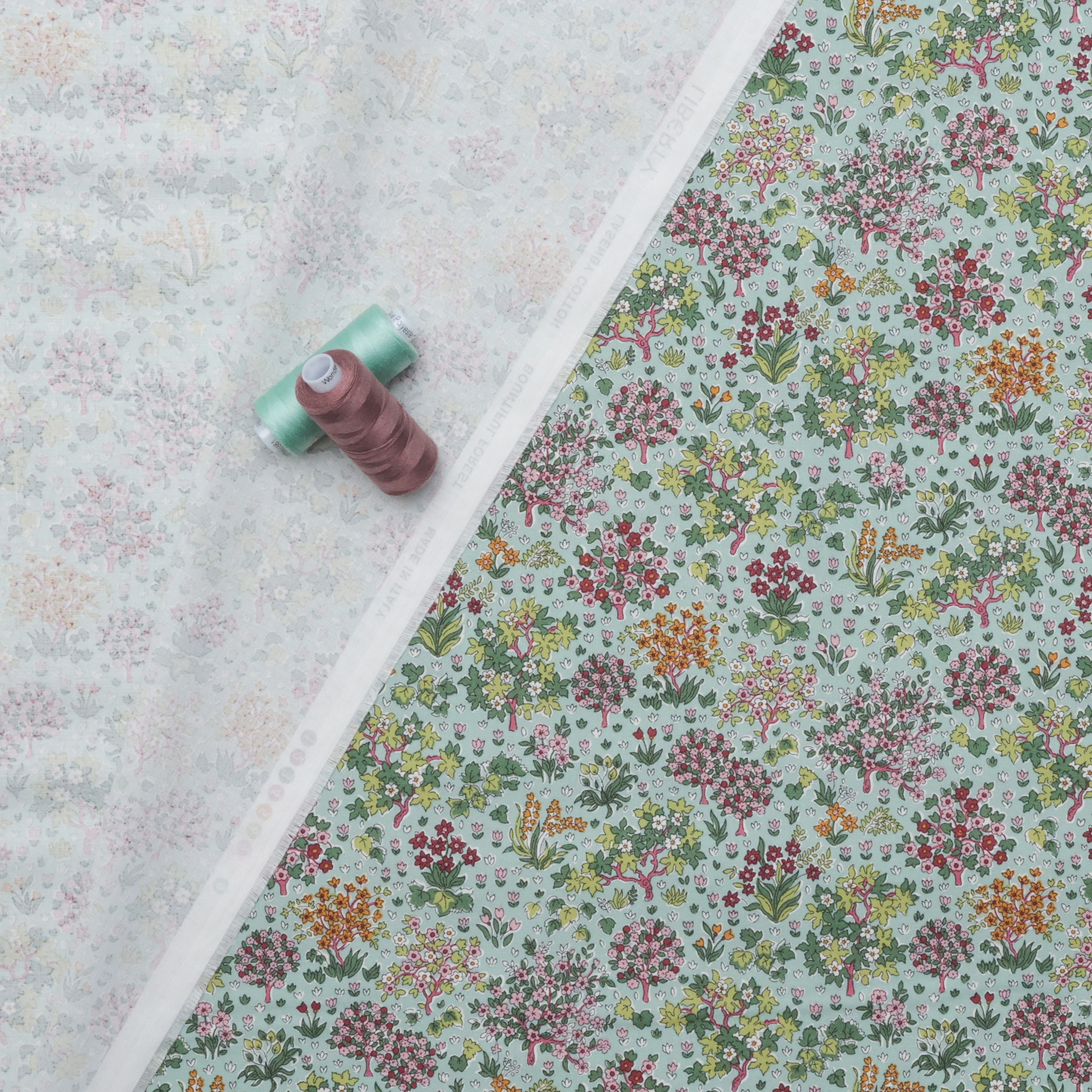 Liberty - Cotton - Autumn Woodland - Bountiful Forest - A - Image 3